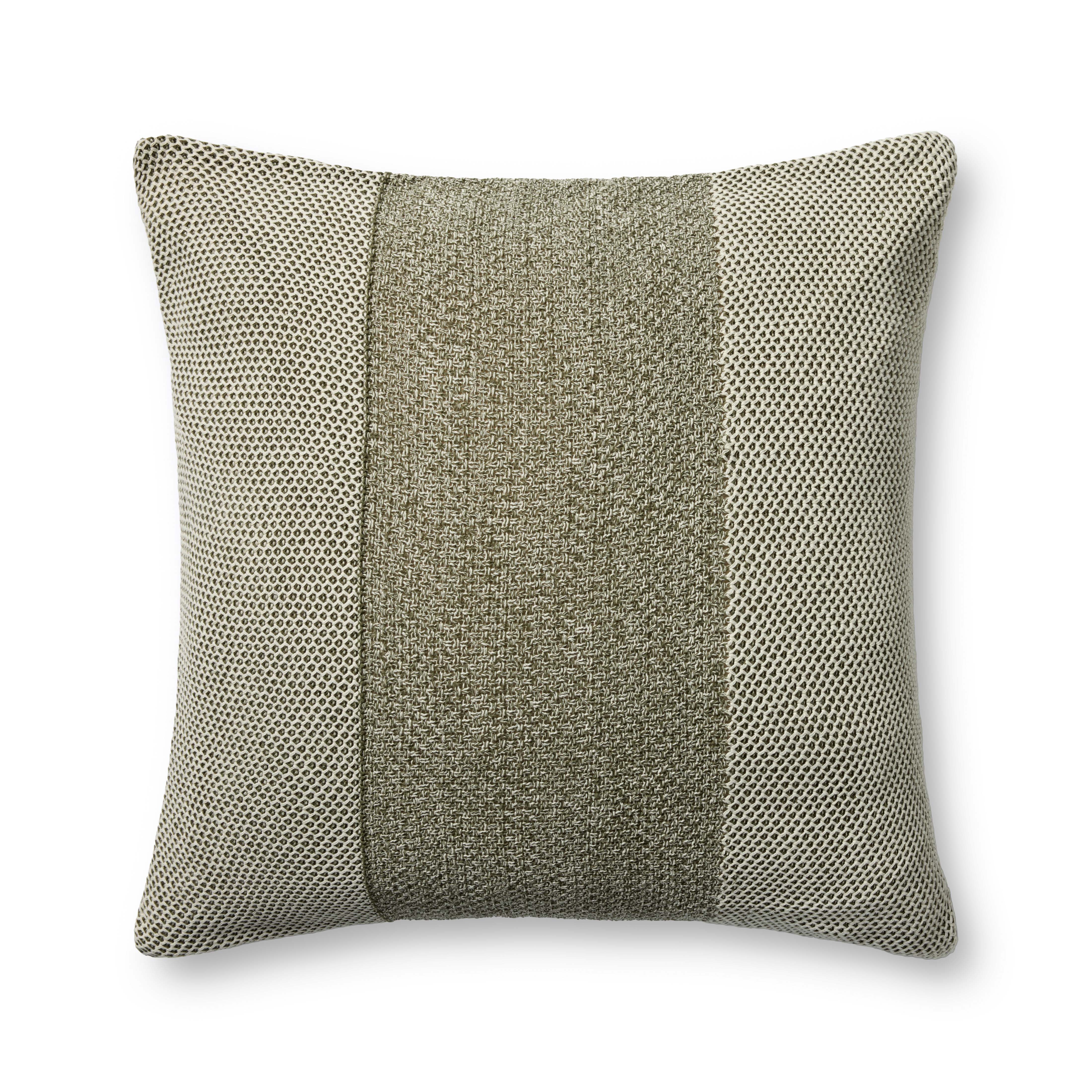 Loloi Pillow - Ivory / Green (PLL0170)