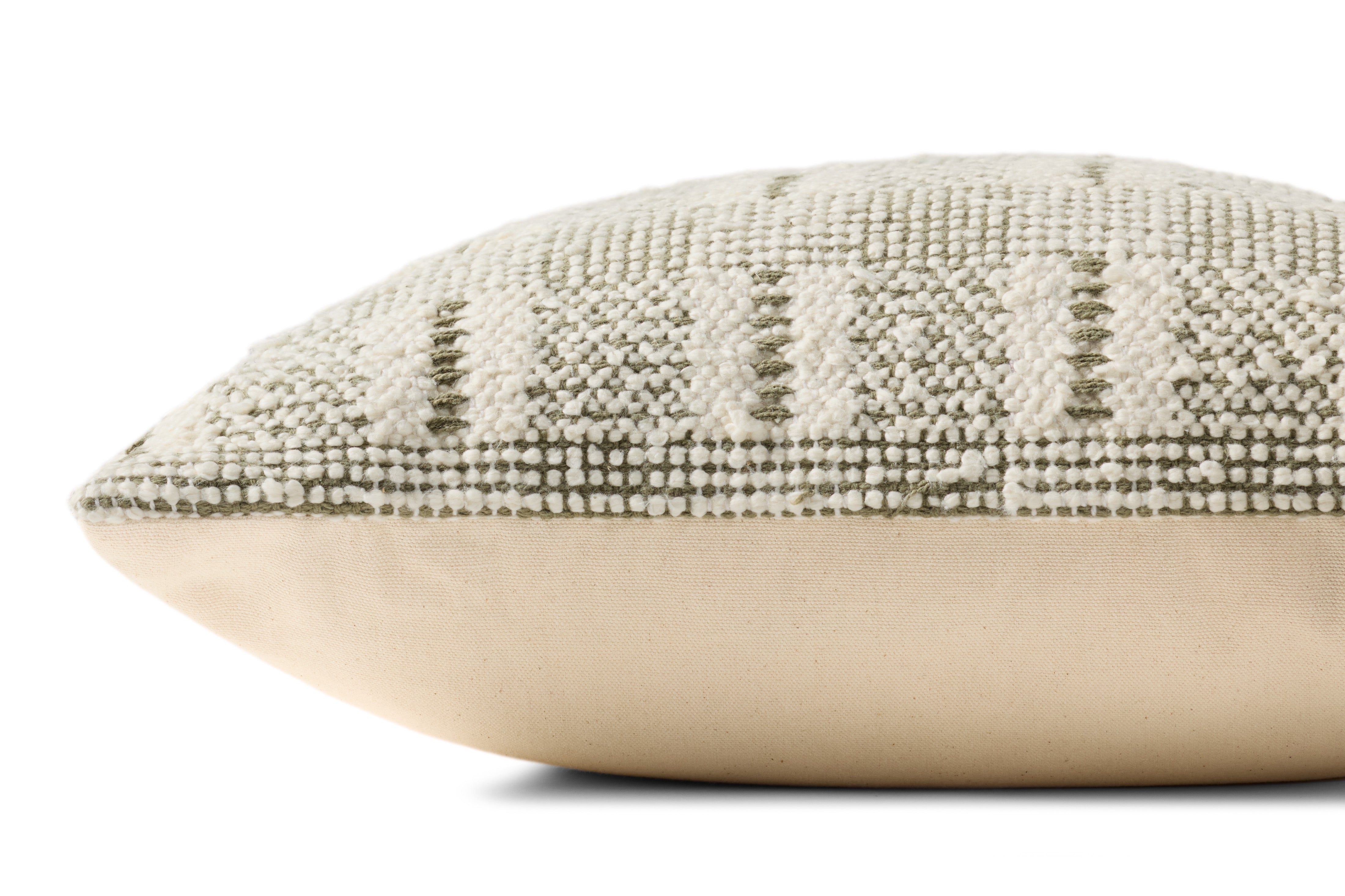 Loloi Pillow - Ivory / Green (PLL0185)