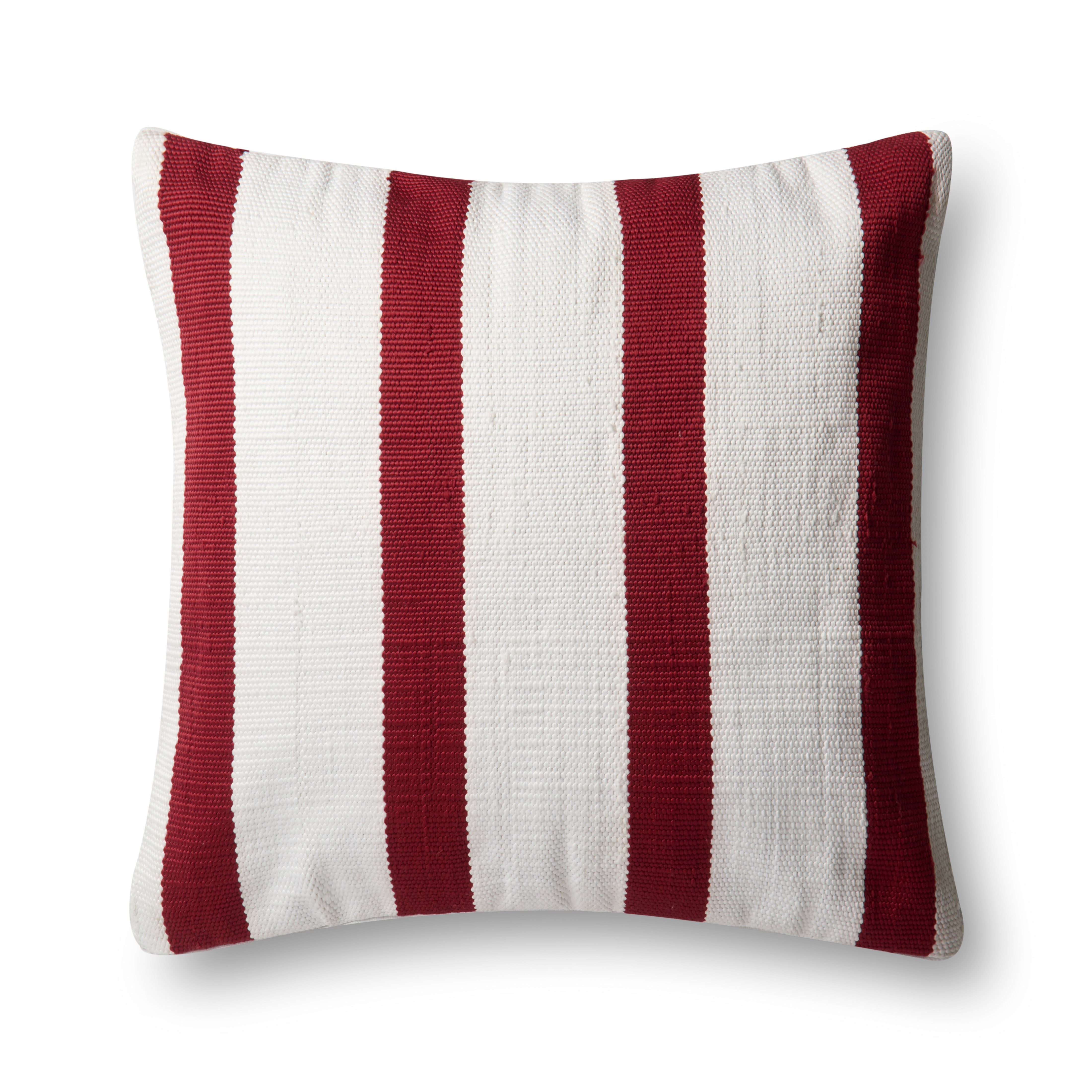 Loloi Pillow - Red / Ivory (P0507)