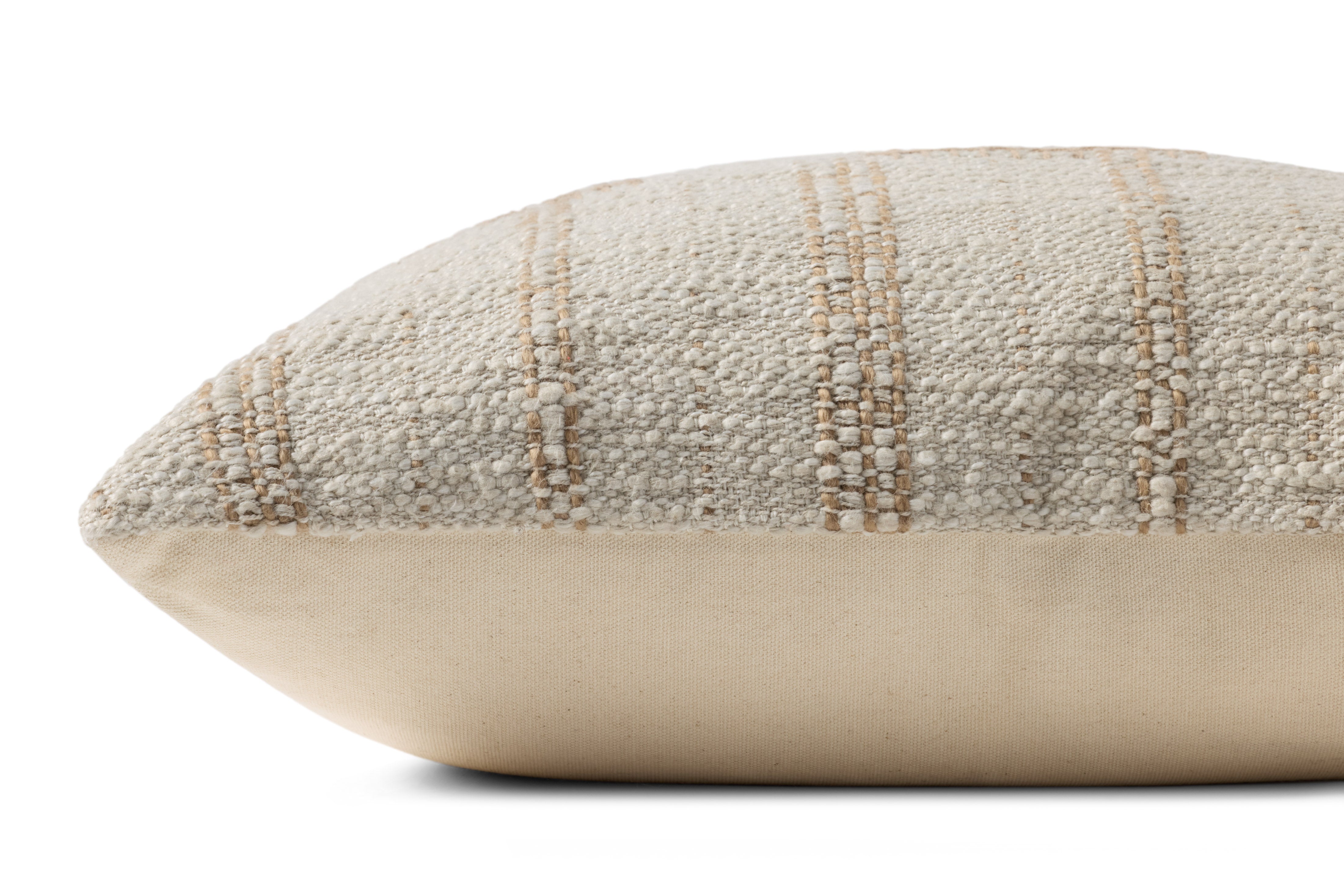 Amber Lewis x Loloi Mitzi Pillow - Oatmeal (PAL0054)