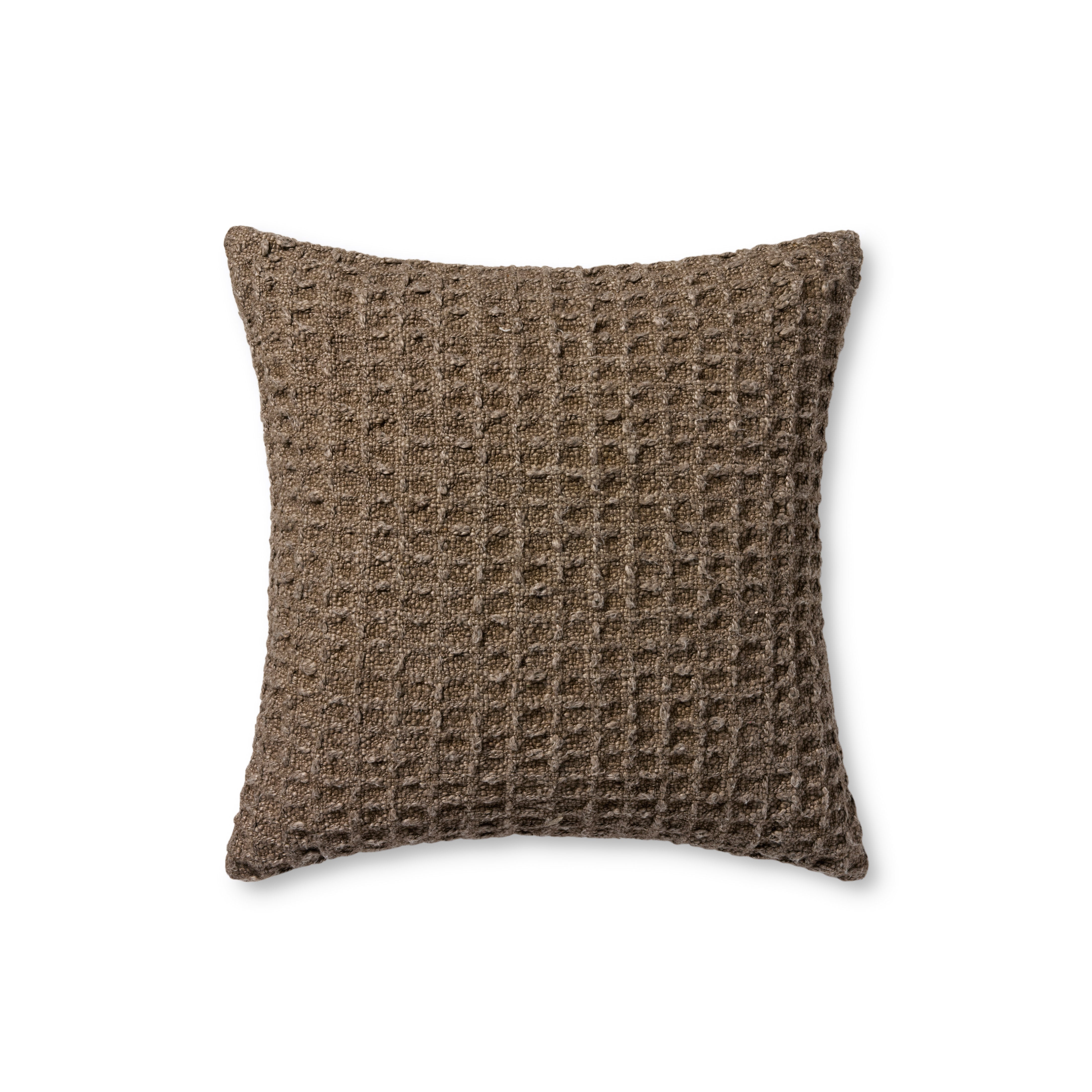 Amber Lewis x Loloi Alinah Pillow - Brown (PAL0056)