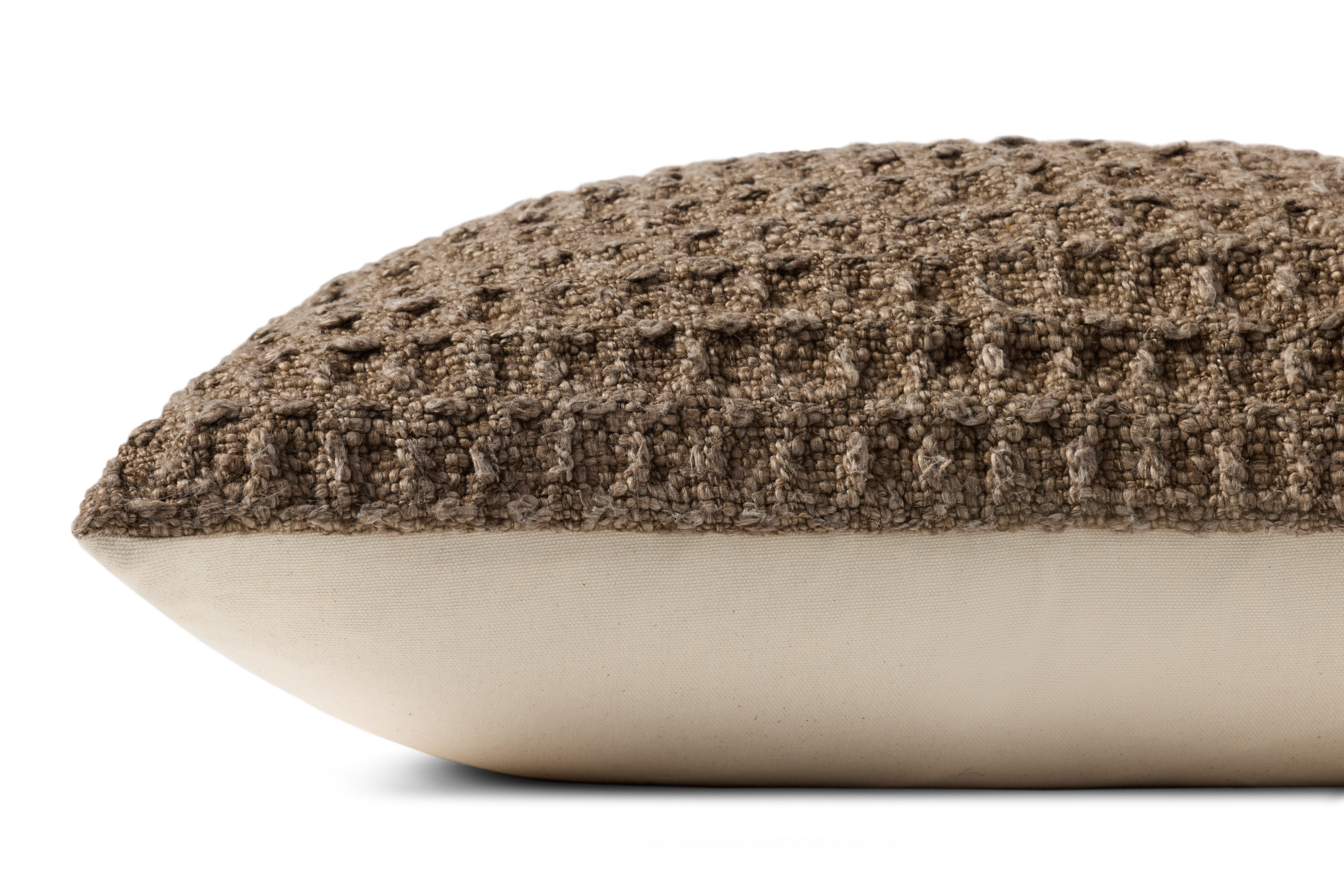 Amber Lewis x Loloi Alinah Pillow - Brown (PAL0056)