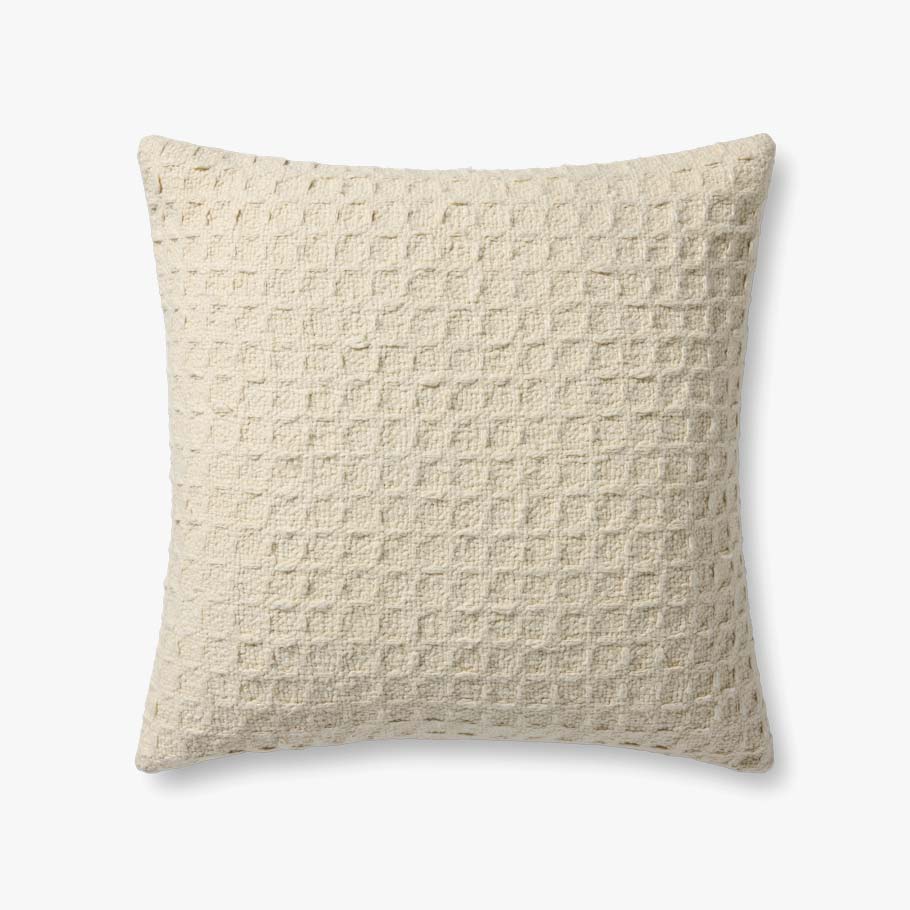 Amber Lewis x Loloi Alinah Pillow - Ivory (PAL0056)
