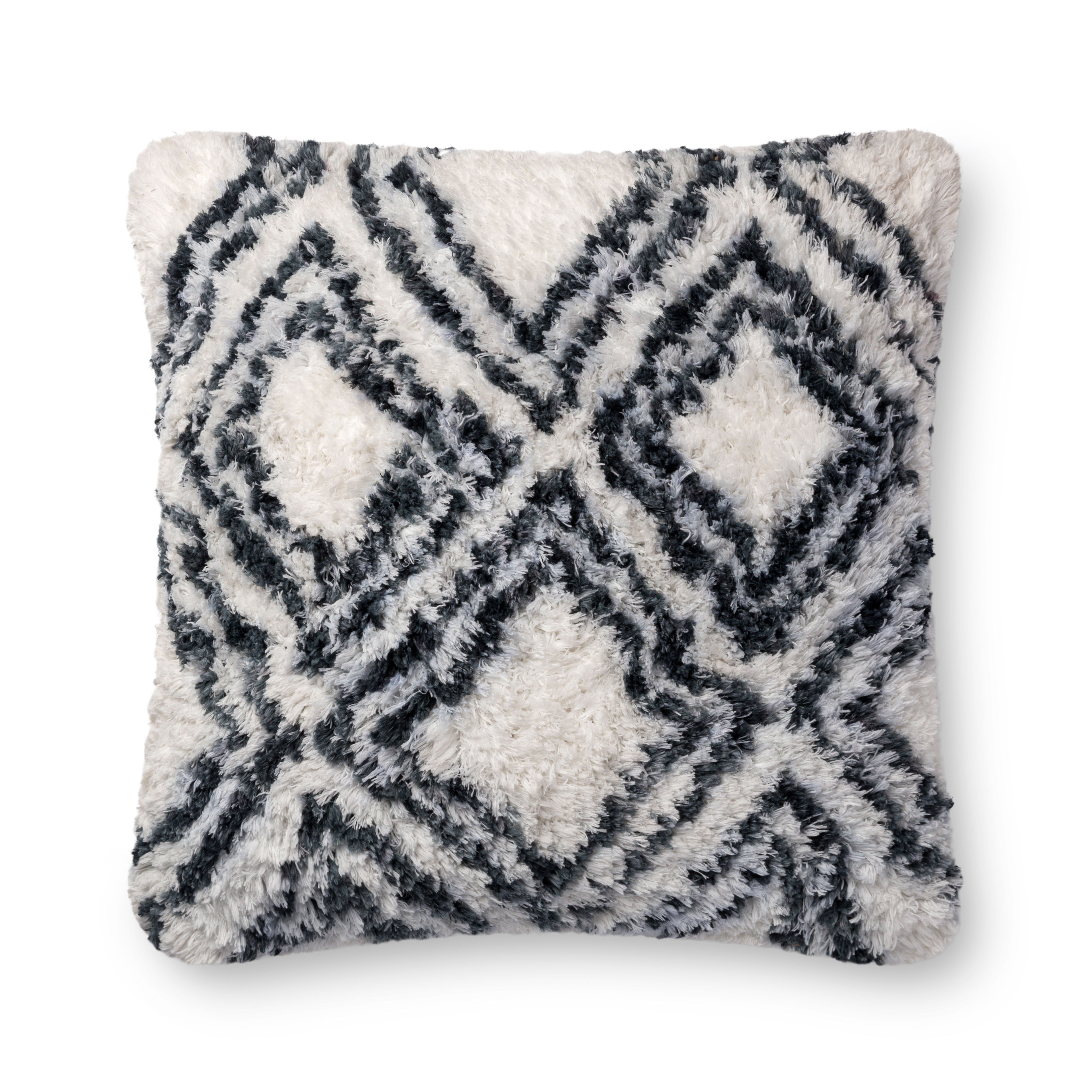 Loloi Pillow - Charcoal / White (P0711)