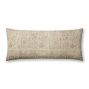 Amber Lewis x Loloi Celestia Pillow - Natural / Wine (PAL0041)