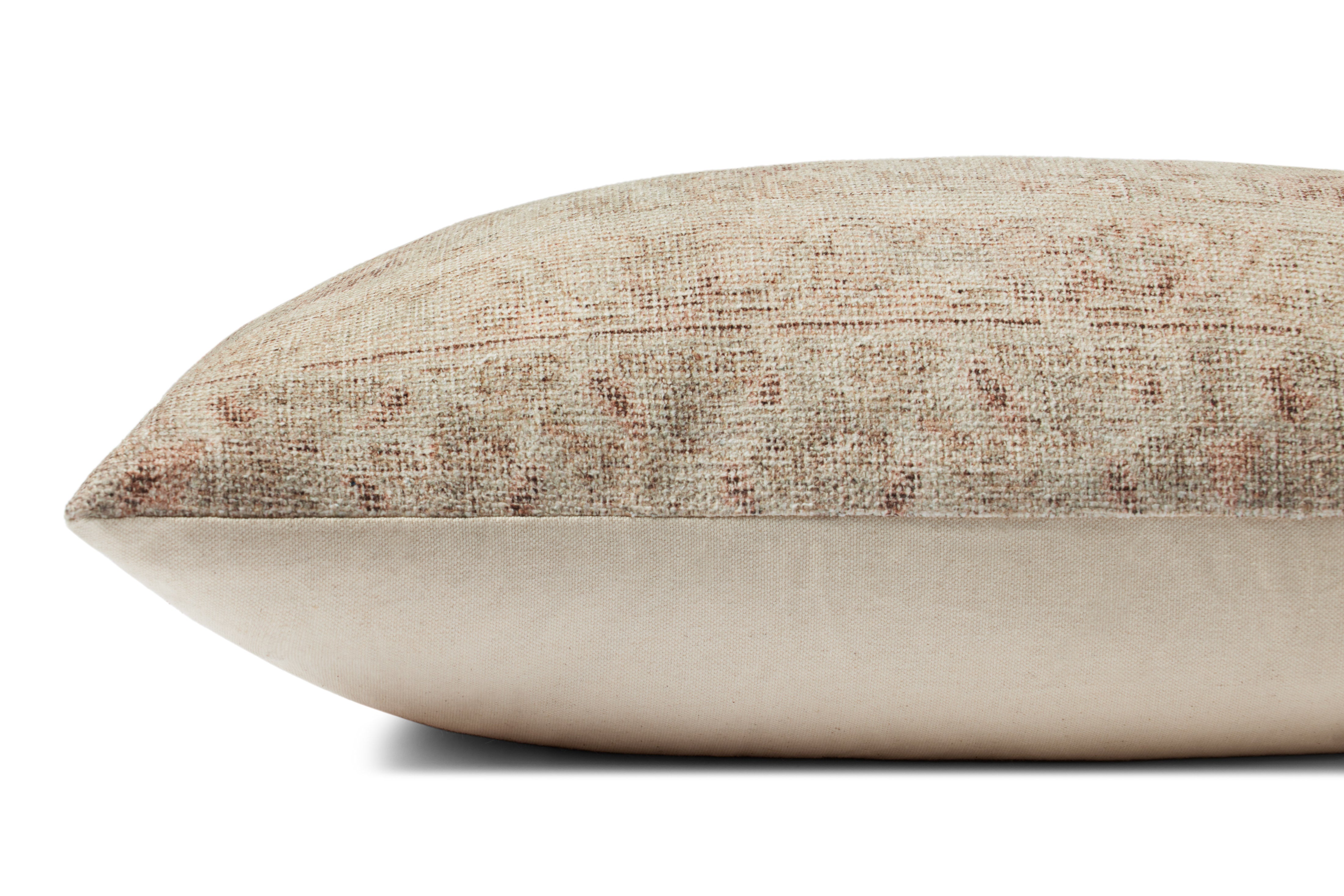 Amber Lewis x Loloi Celestia Pillow - Natural / Wine (PAL0041)