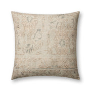 Amber Lewis x Loloi Celestia Pillow - Natural / Blue (PAL0042)
