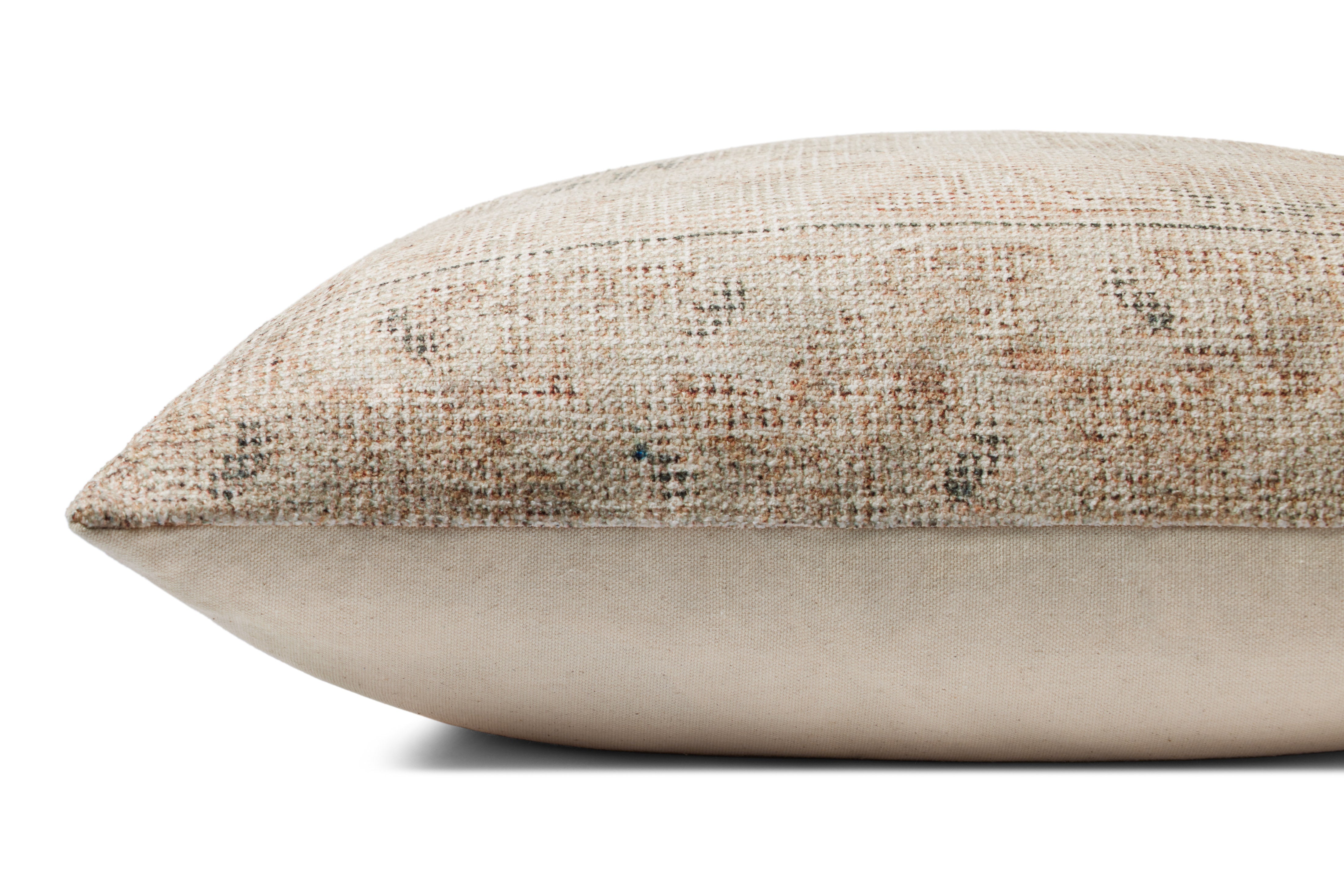 Amber Lewis x Loloi Celestia Pillow - Natural / Blue (PAL0042)