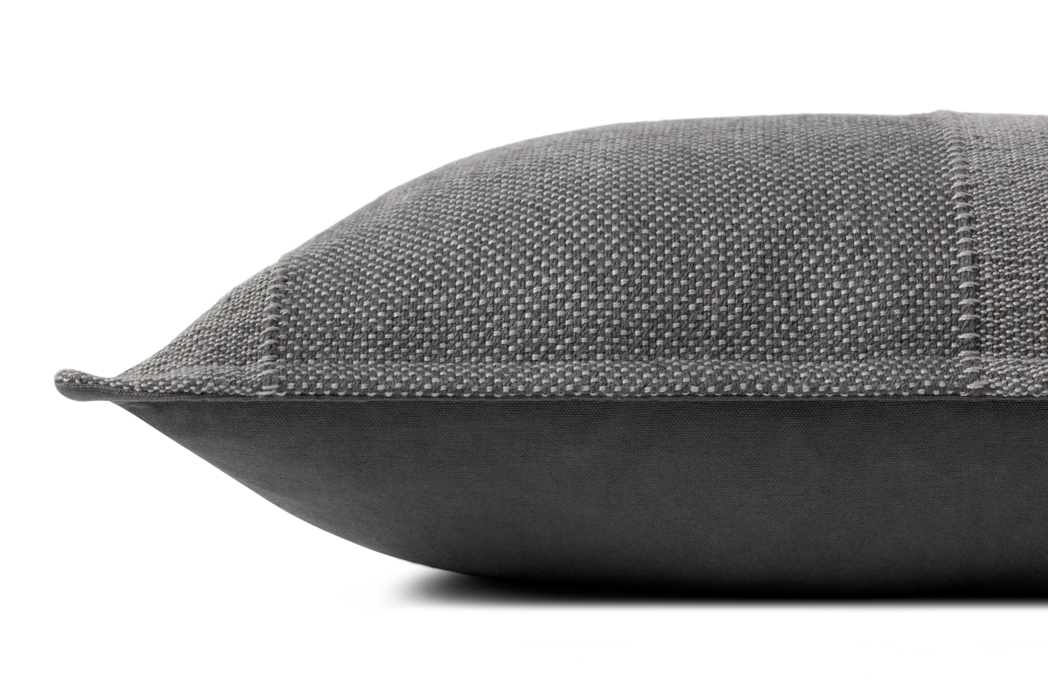 Angela Rose x Loloi Nadine Pillow - Slate (PAR0021)