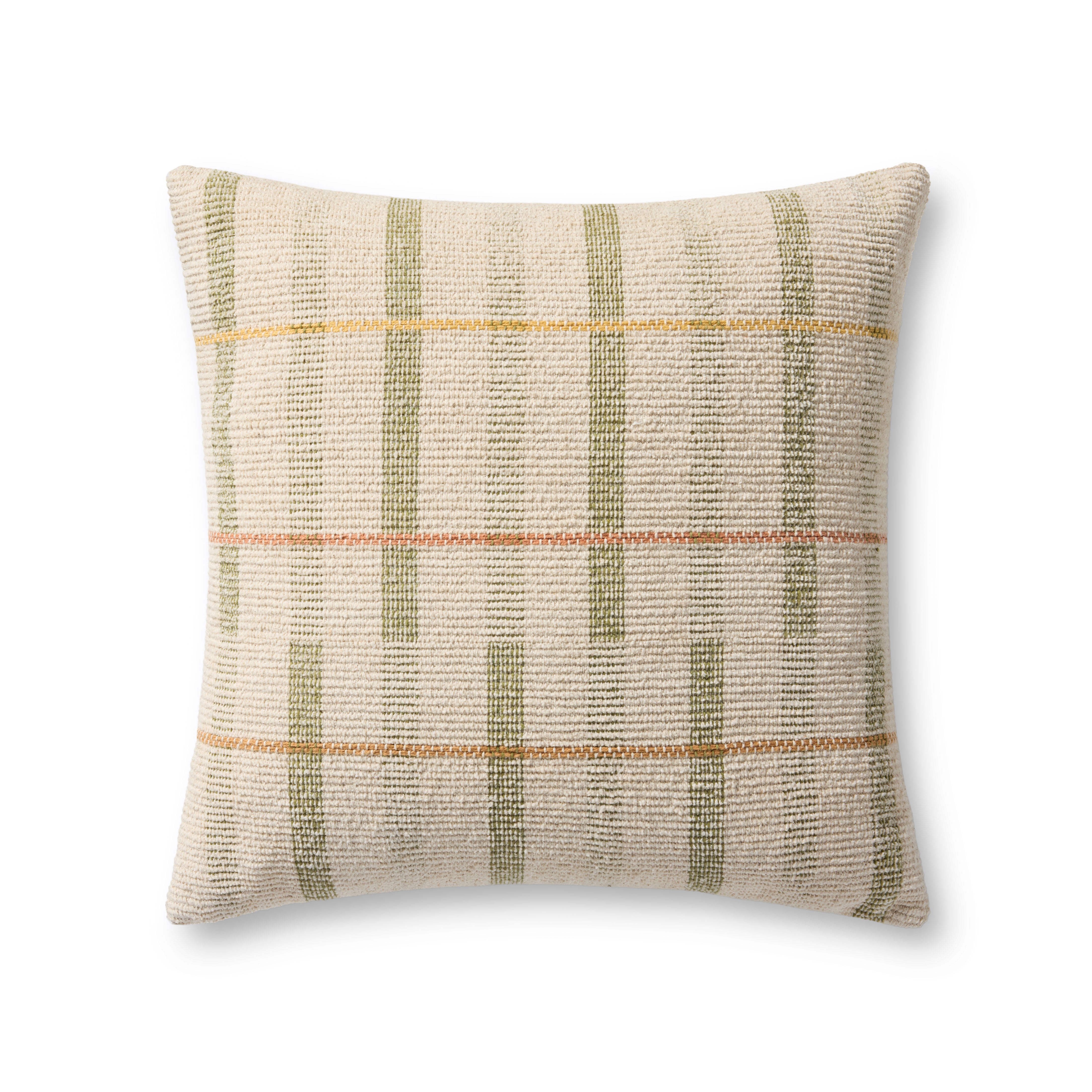 Loloi Pillow - Ivory / Green (PLL0175)