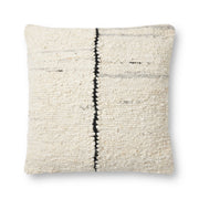 Amber Lewis x Loloi Carla Pillow - Ivory / Black (PAL0030)