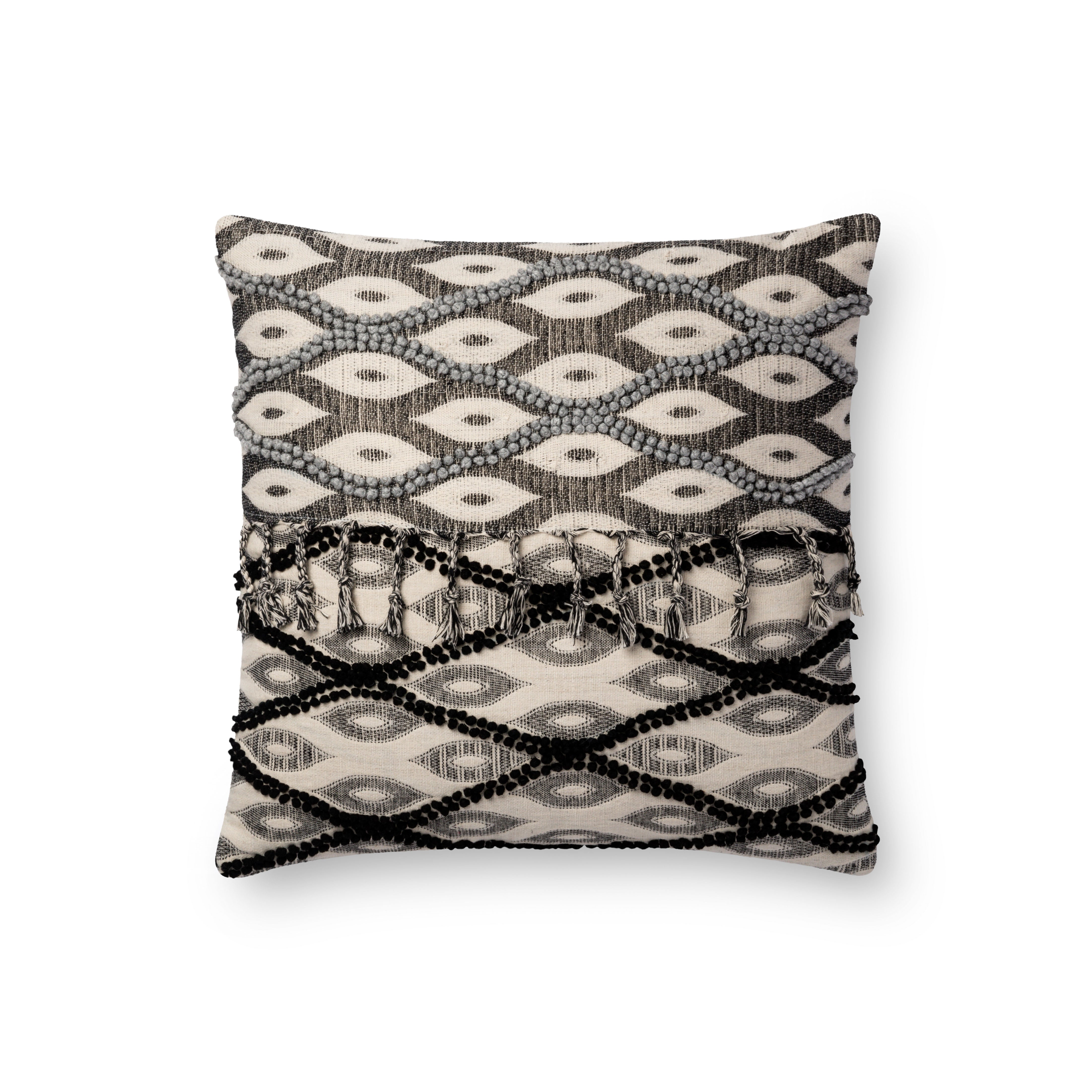 Loloi Pillow - Black / White (P0698)