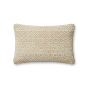 Angela Rose x Loloi Henderson Pillow - Sand / Ivory (PAR0010)