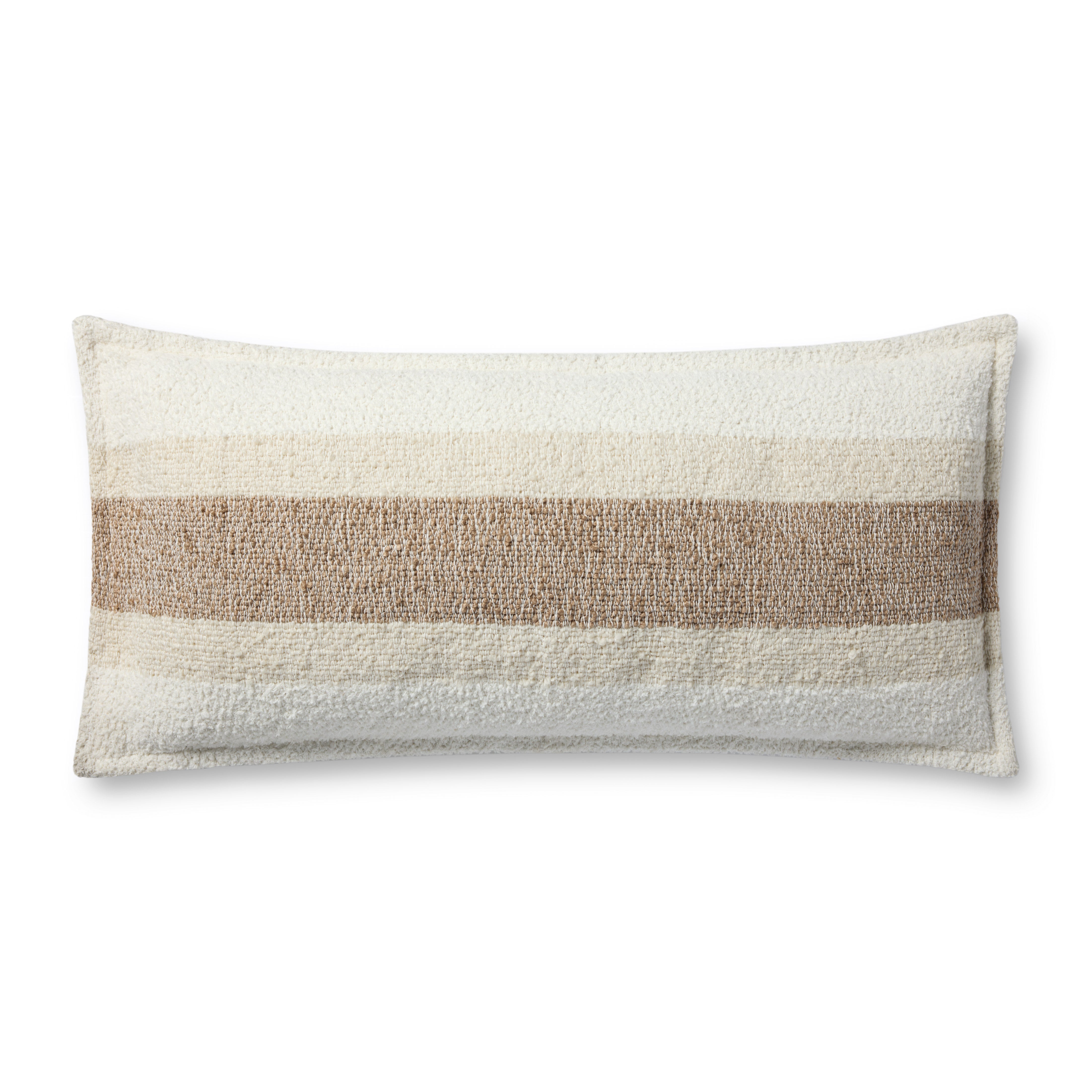 Brigette Romanek x Loloi Pillow - Natural / Multi (PBR0012)