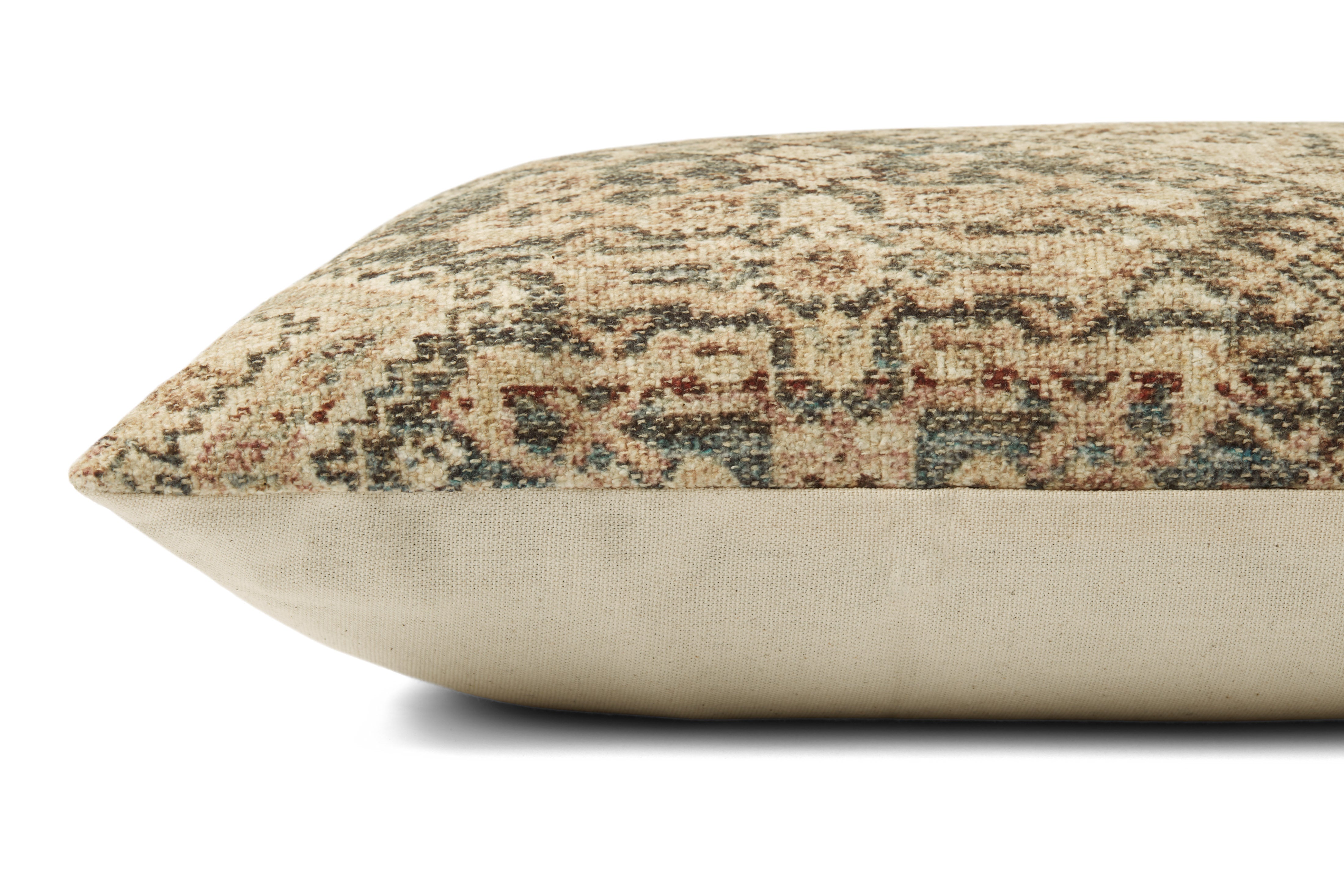 Angela Rose x Loloi Midnight Pillow - Slate / Sand (PAR0001)