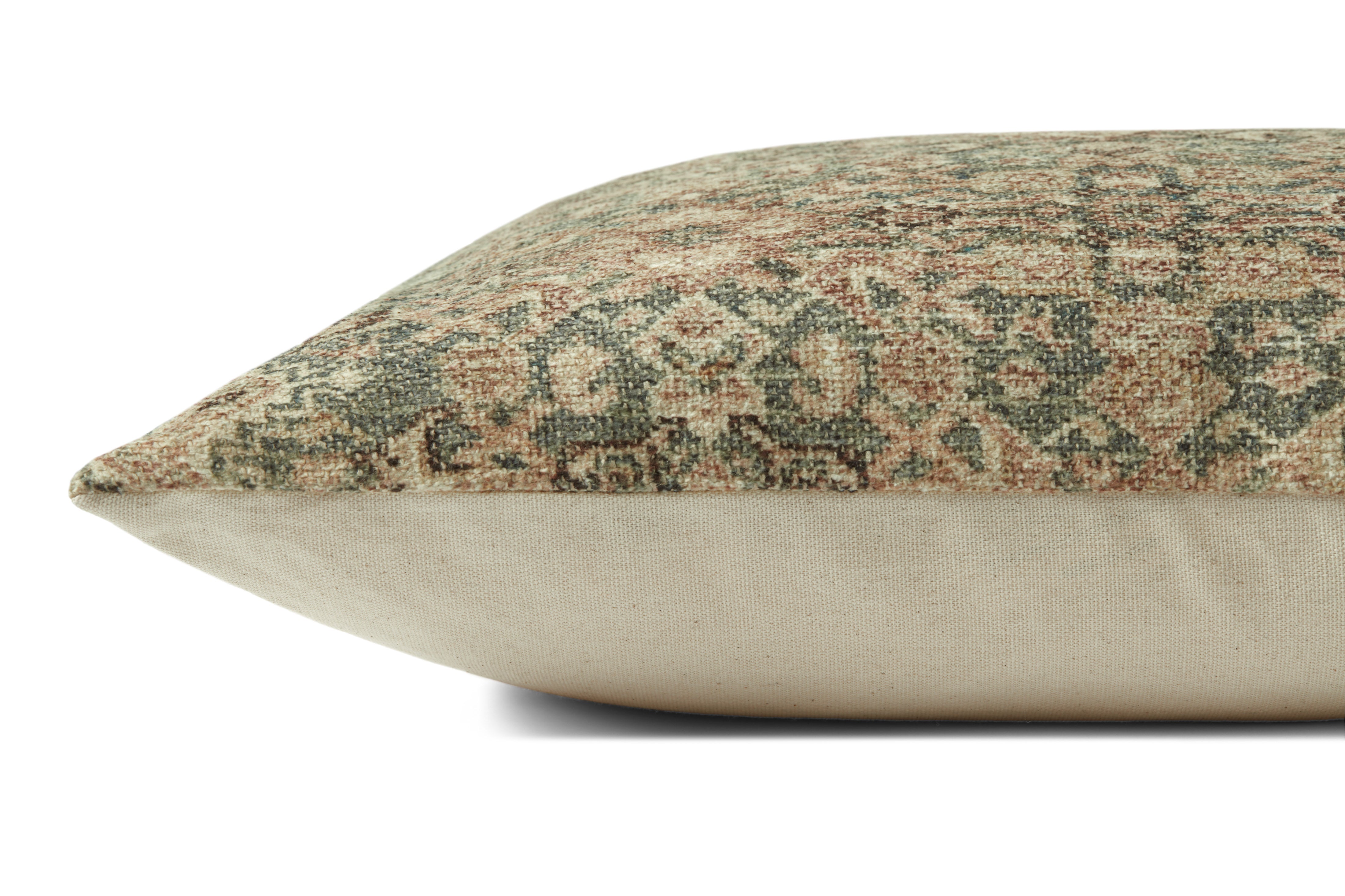 Angela Rose x Loloi Cove Pillow - Navy / Natural (PAR0004)