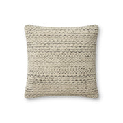 Angela Rose x Loloi Gloaming Pillow - Charcoal / Ivory (PAR0009)