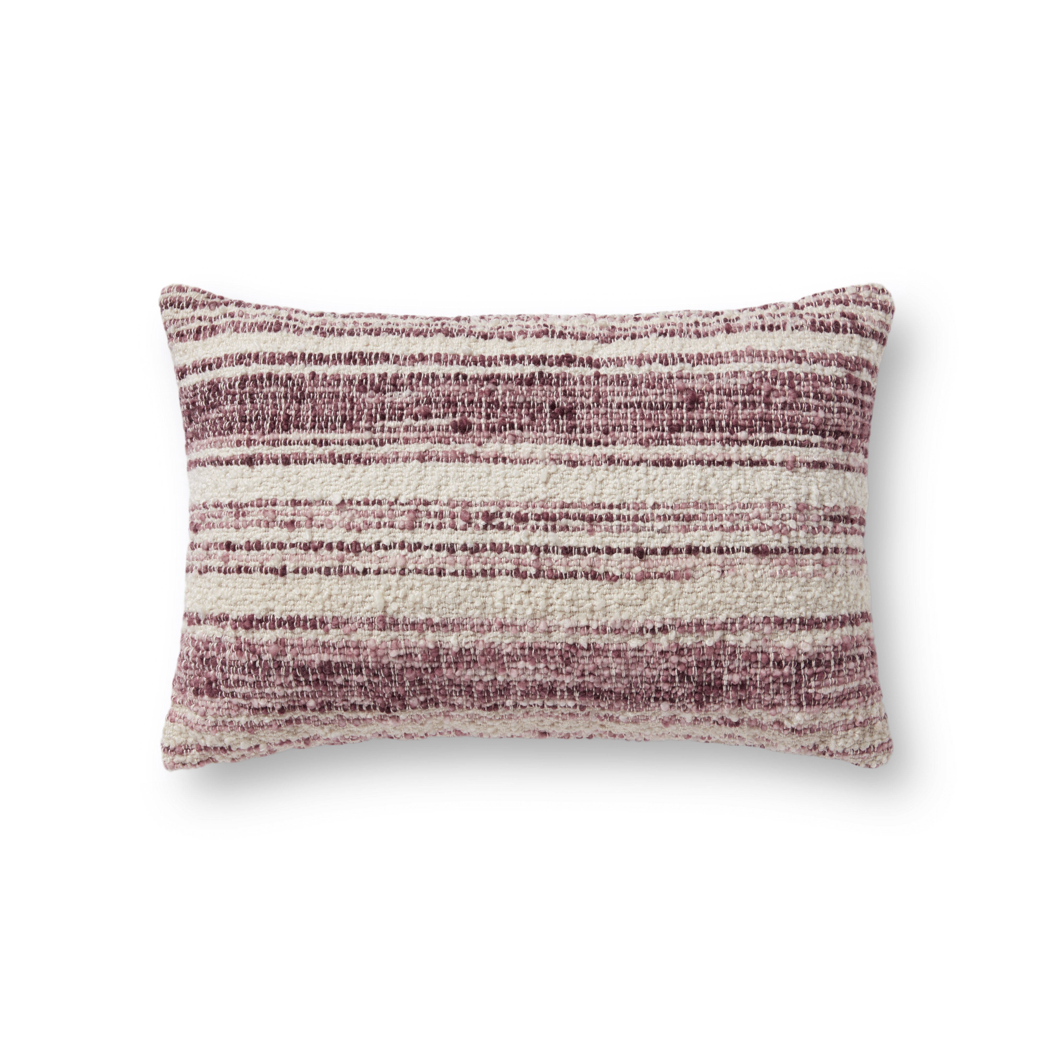 Chris Loves Julia x Loloi Pillow - Burgundy / Ivory (PCJ0002)