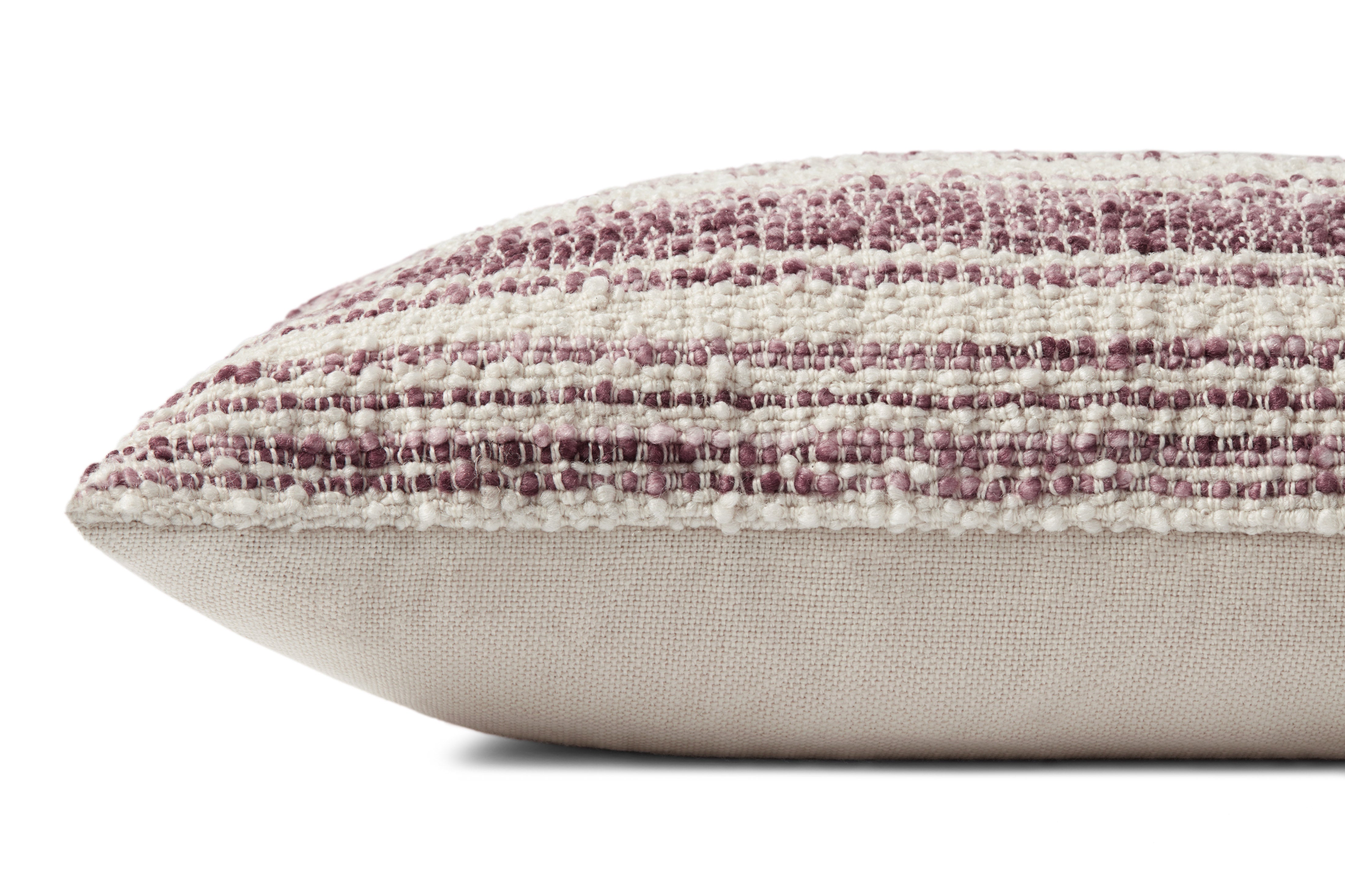 Chris Loves Julia x Loloi Pillow - Burgundy / Ivory (PCJ0002)