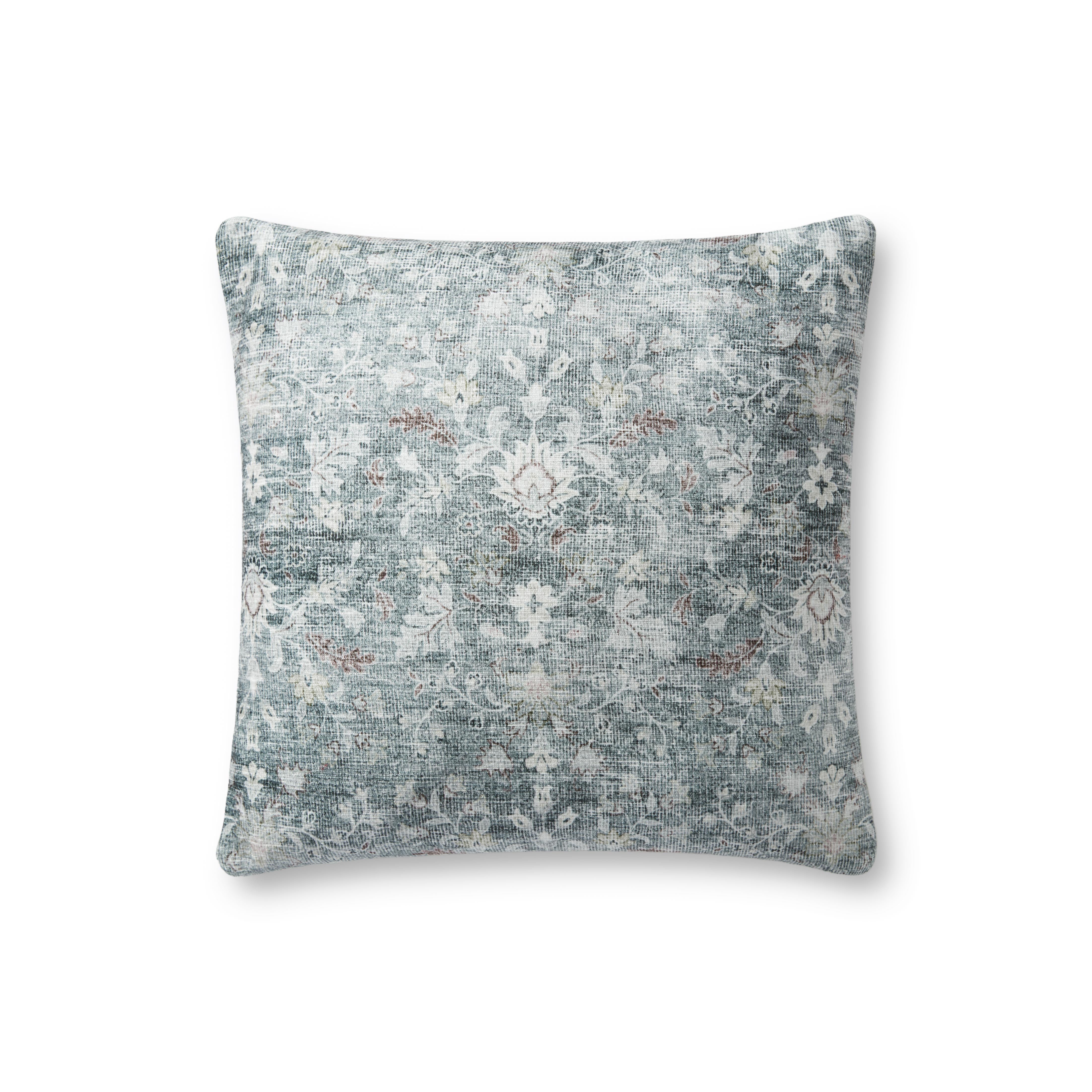Chris Loves Julia x Loloi Pillow - Grey (PCJ0007)