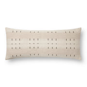Amber Lewis x Loloi Gabrielle Pillow - Beige / Terracotta (PAL0027)