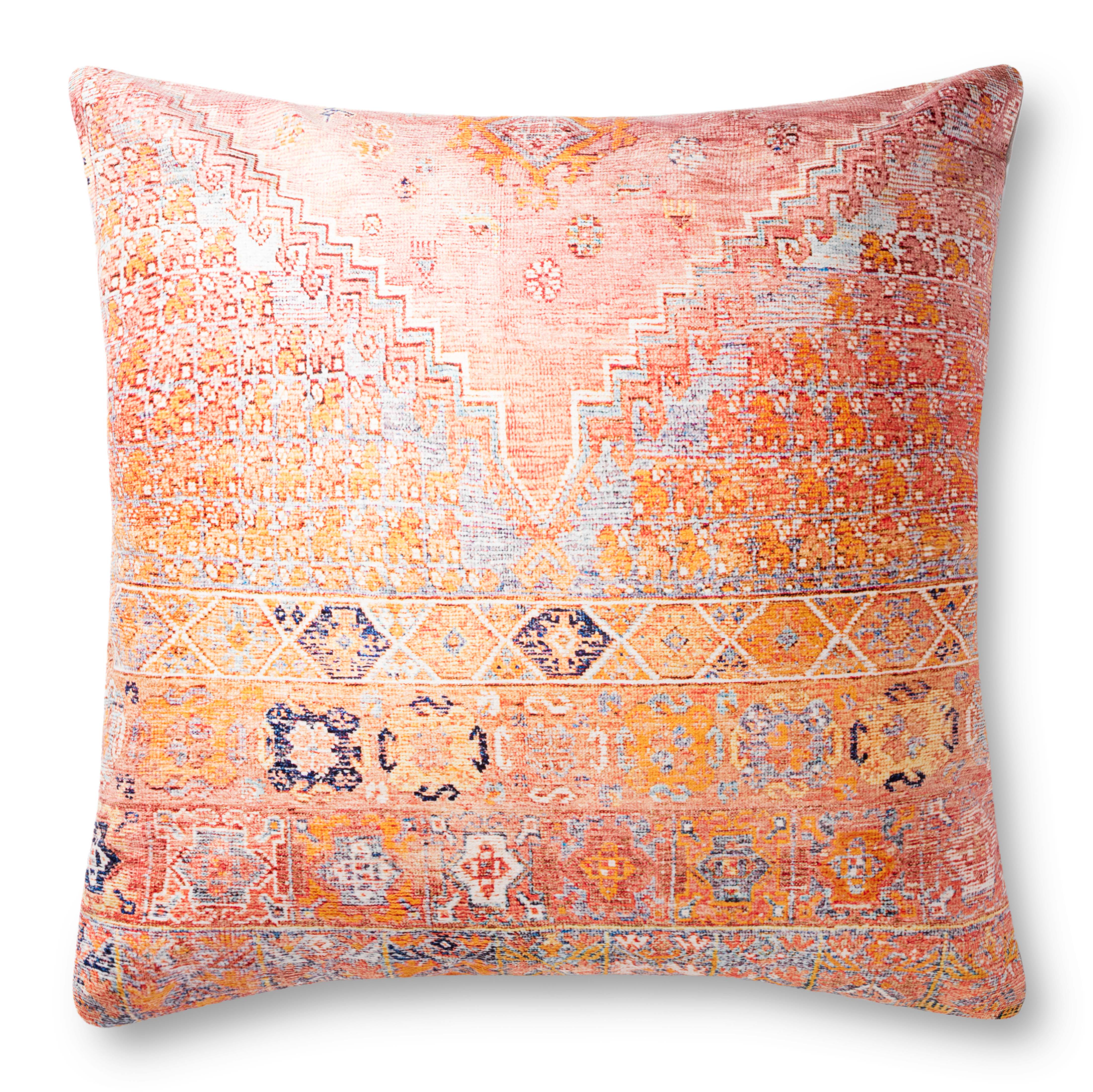 Loloi Pillow - Coral / Multi (P0885)