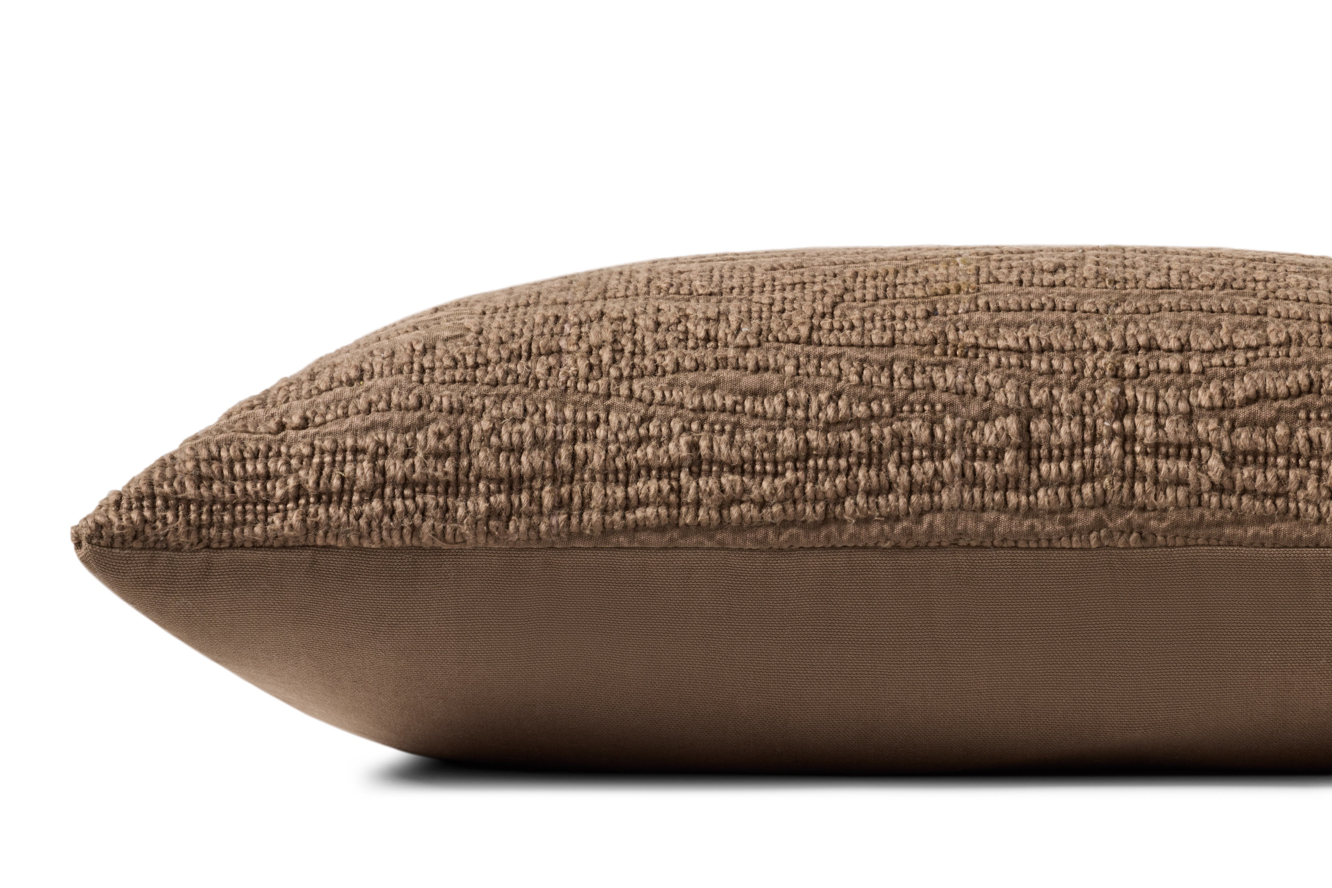 Amber Lewis x Loloi Sutro Pillow - Brown (PAL0047)