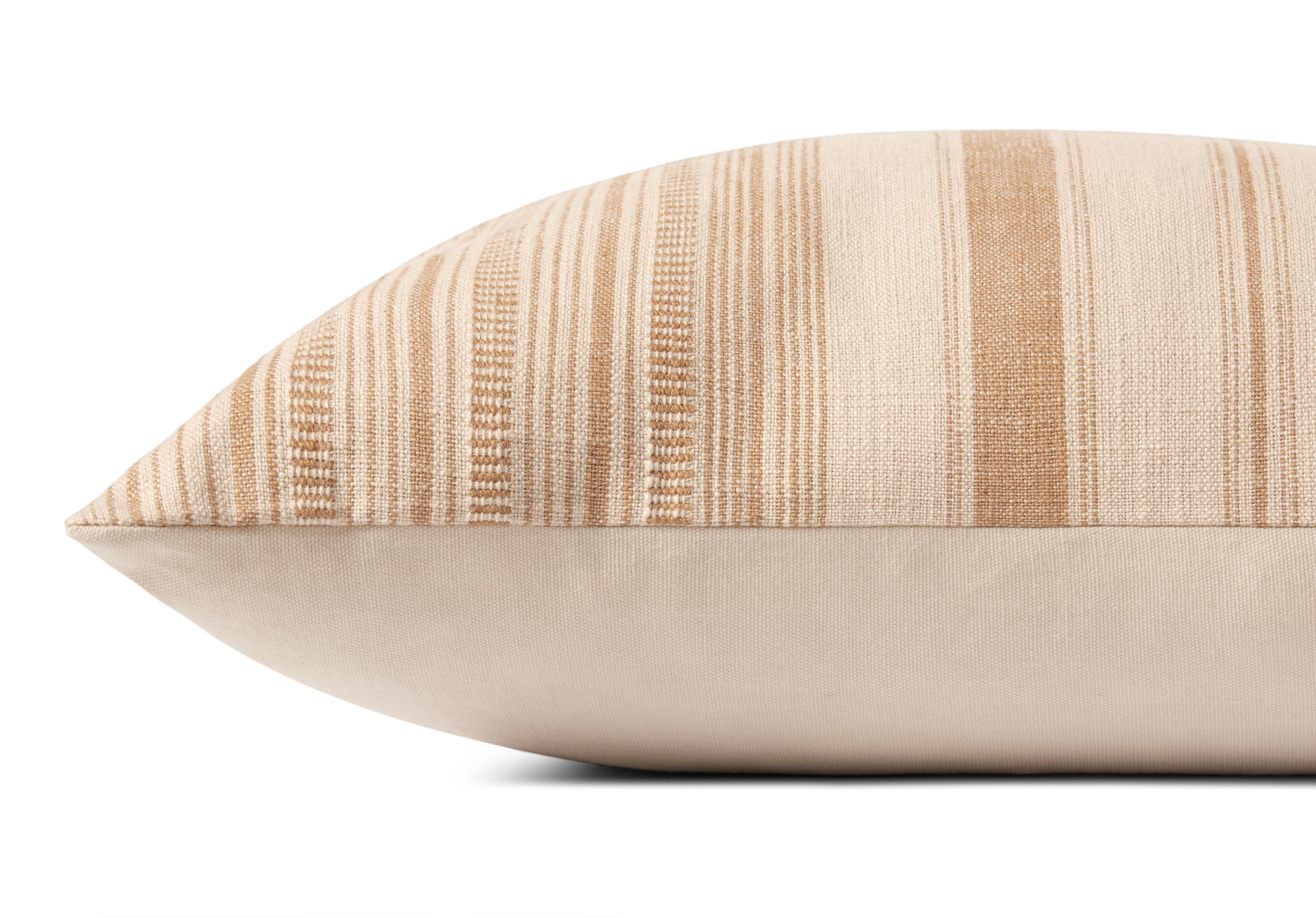 Angela Rose x Loloi Celina Pillow - Ivory / Wheat (PAR0015)