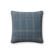 Angela Rose x Loloi Lina Pillow - Blue / Slate (PAR0016)