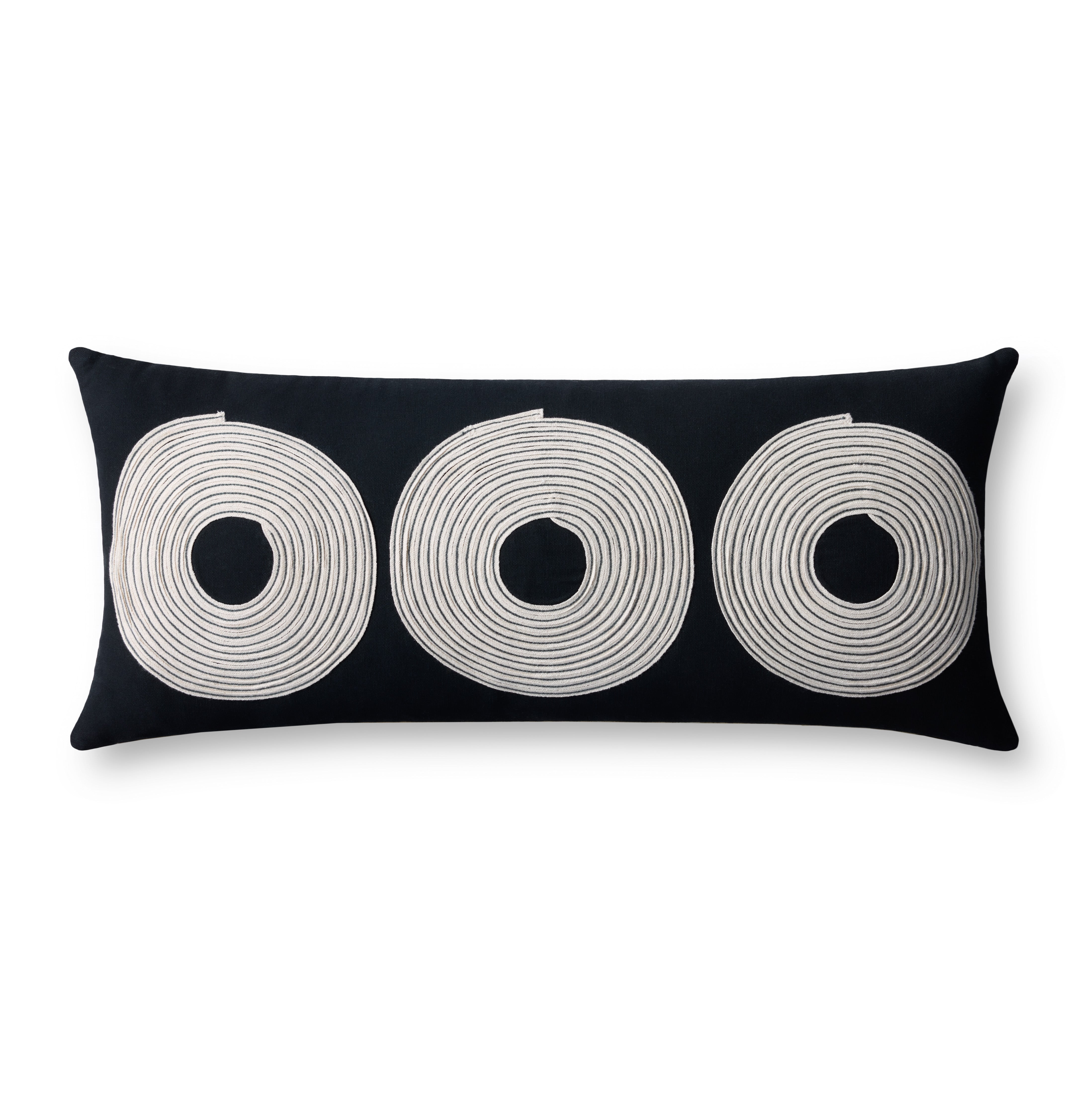 Loloi Pillow - Black / Natural (PLL0035)