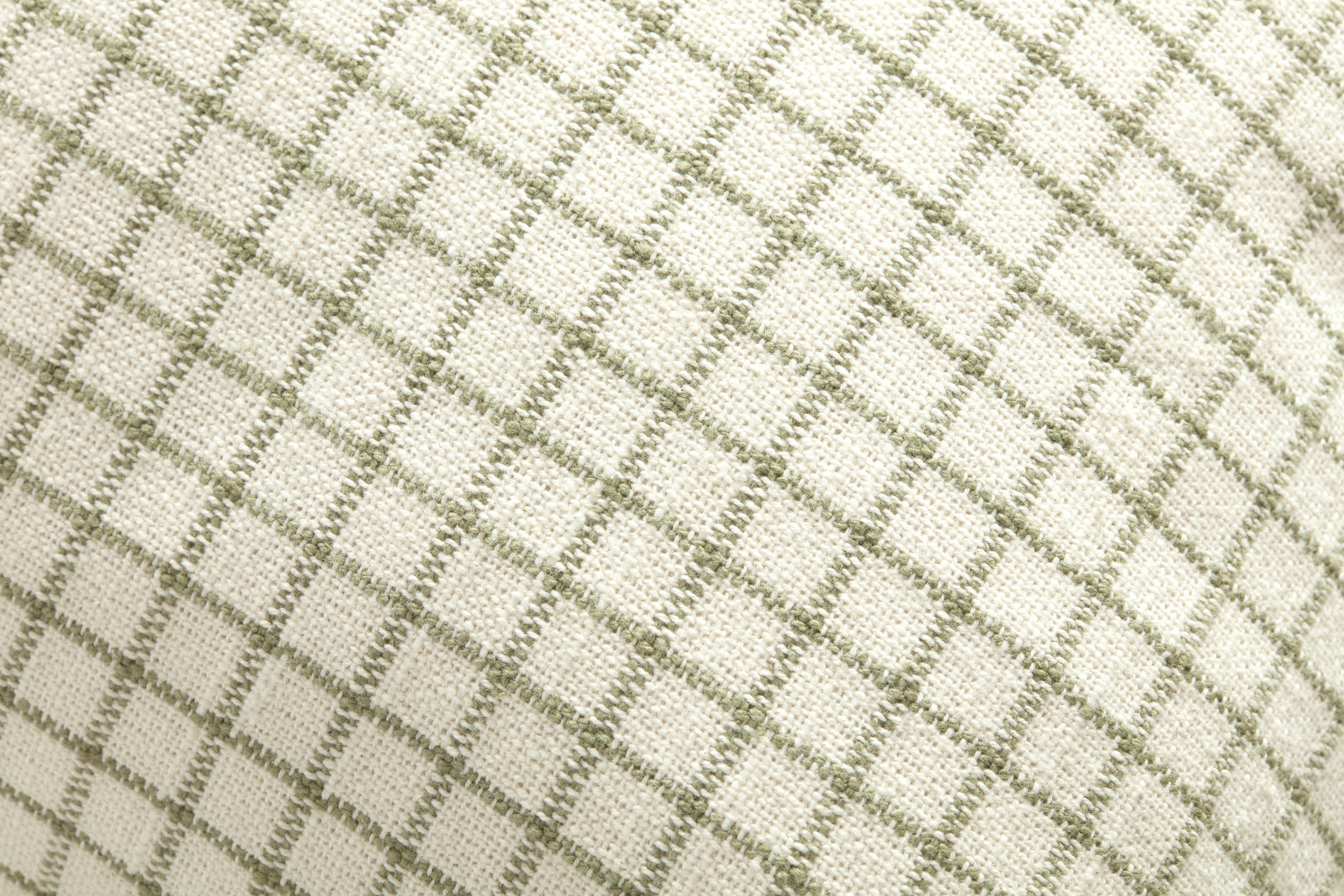 Chris Loves Julia x Loloi Dinah Pillow - Ivory  / Moss (PCJ0012)
