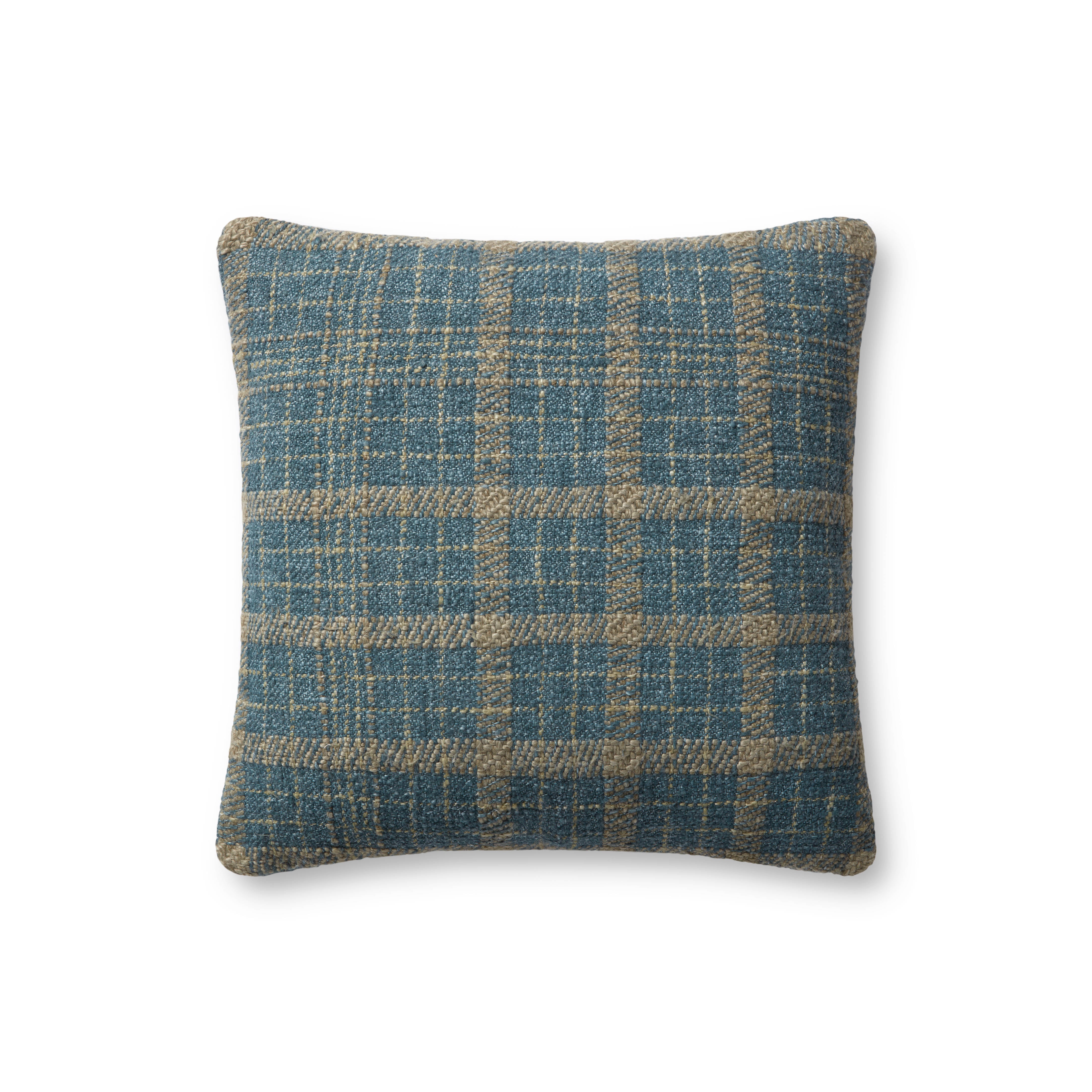 Chris Loves Julia x Loloi Earl Pillow - Teal  / Green (PCJ0016)