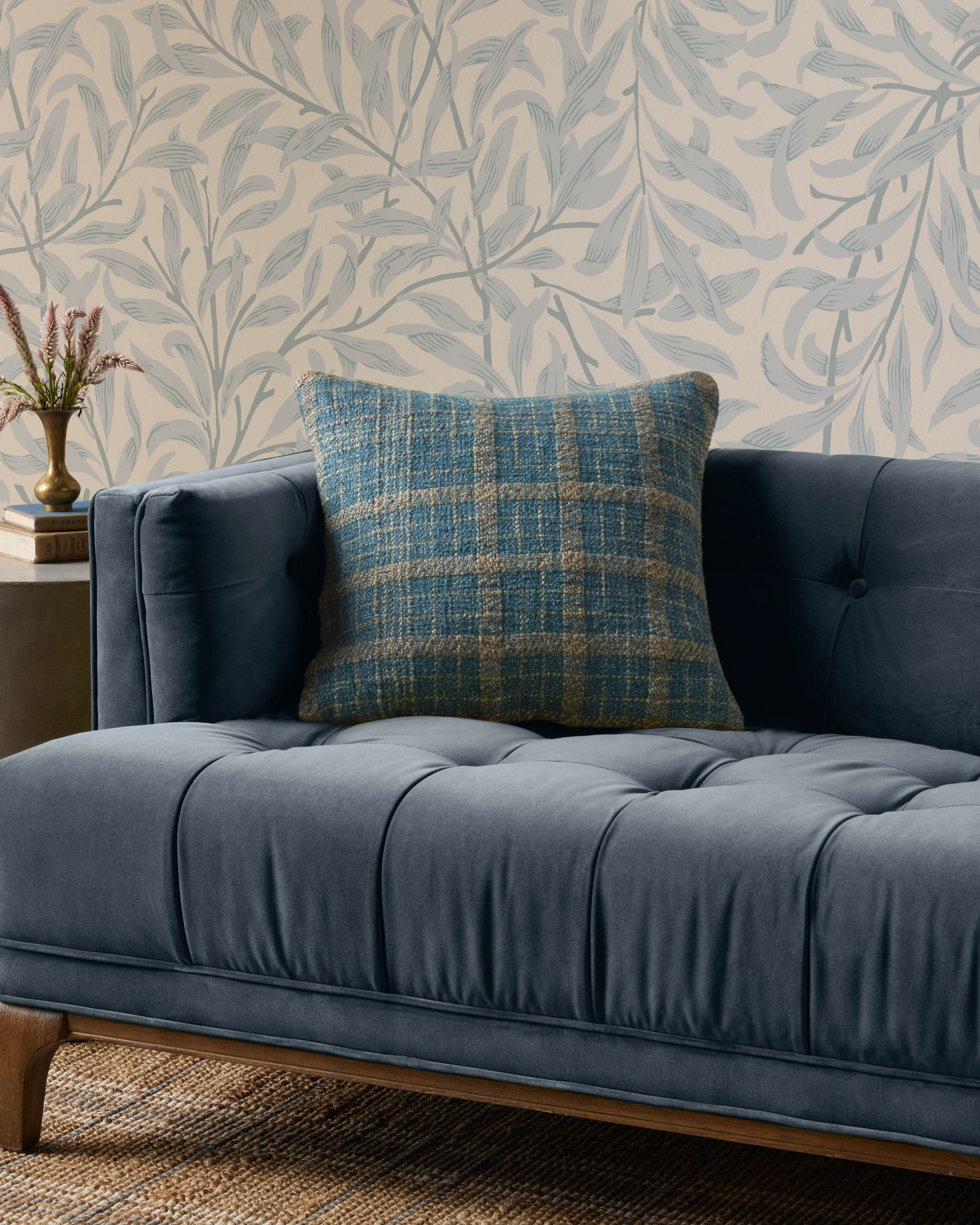 Chris Loves Julia x Loloi Earl Pillow - Teal  / Green (PCJ0016)