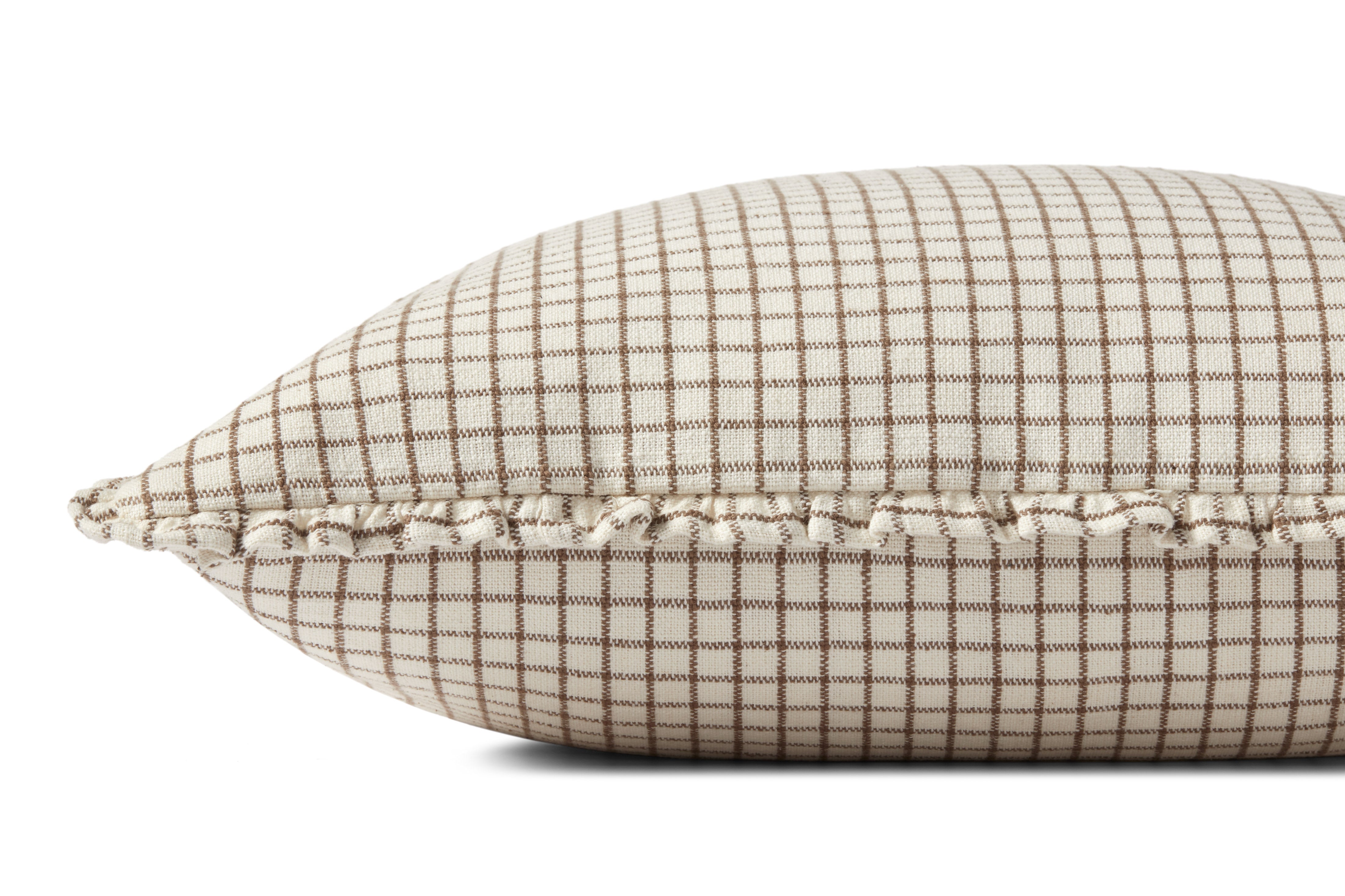 Chris Loves Julia x Loloi Dinah Pillow - Ivory  / Earth (PCJ0012)