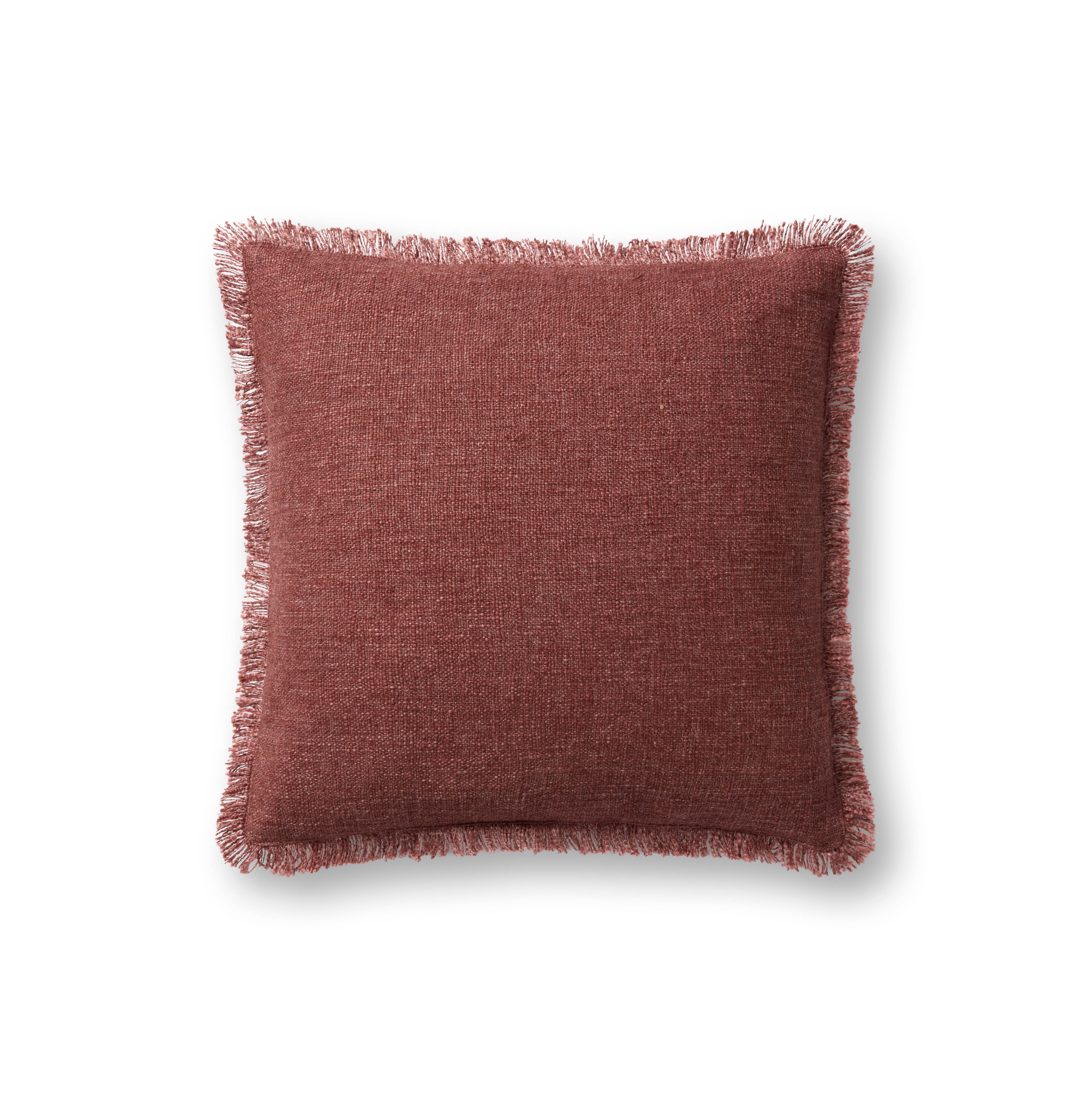Amber Lewis x Loloi Sable Pillow - Wine (PAL0033)