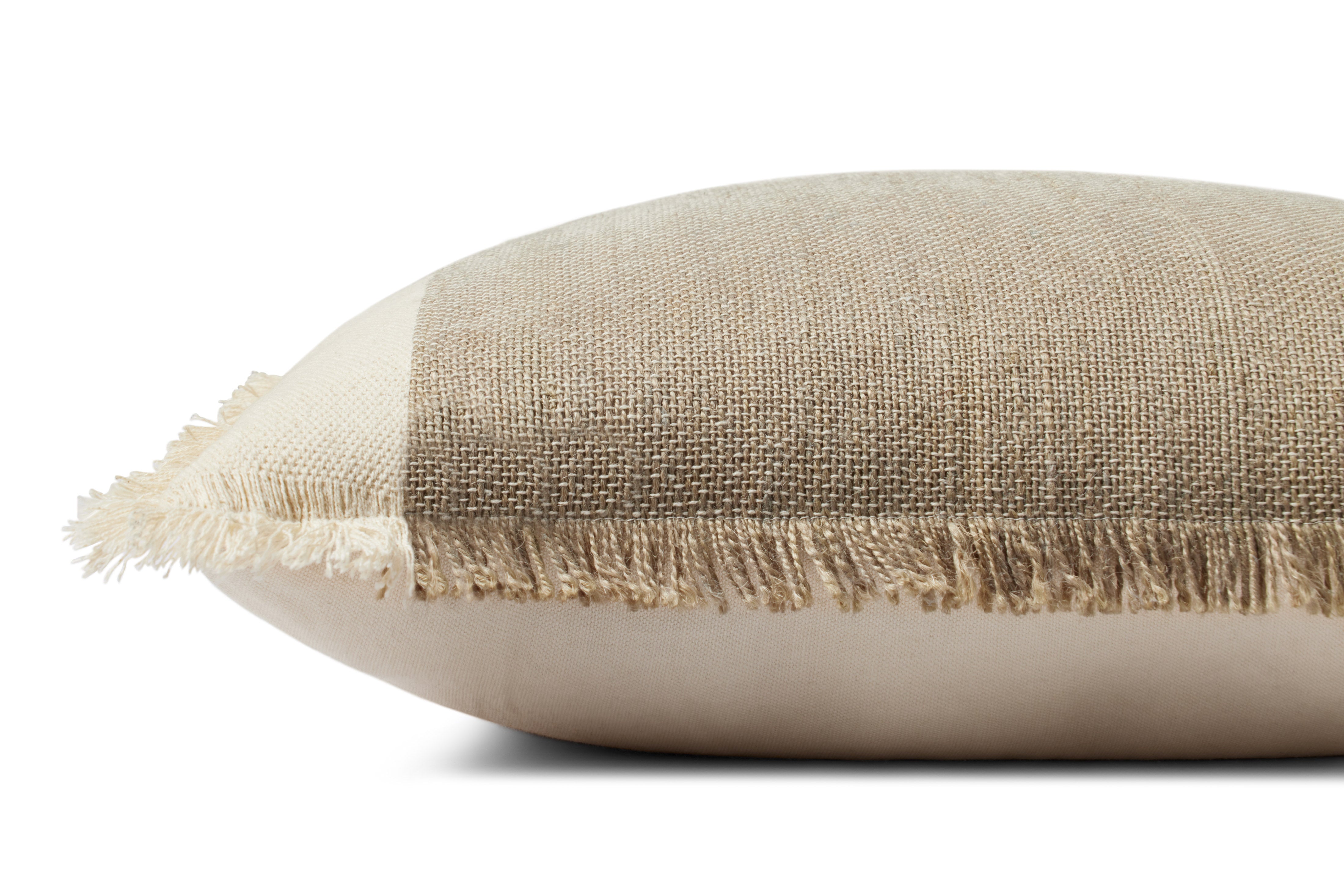 Amber Lewis x Loloi Seraphina Pillow - Ivory / Earth (PAL0037)