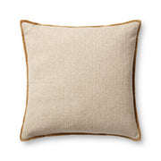 Amber Lewis x Loloi Aveline Pillow - Ivory / Gold (PAL0035)