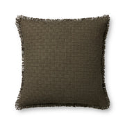 Amber Lewis x Loloi Meadowlark Pillow - Dark Green (PAL0036)
