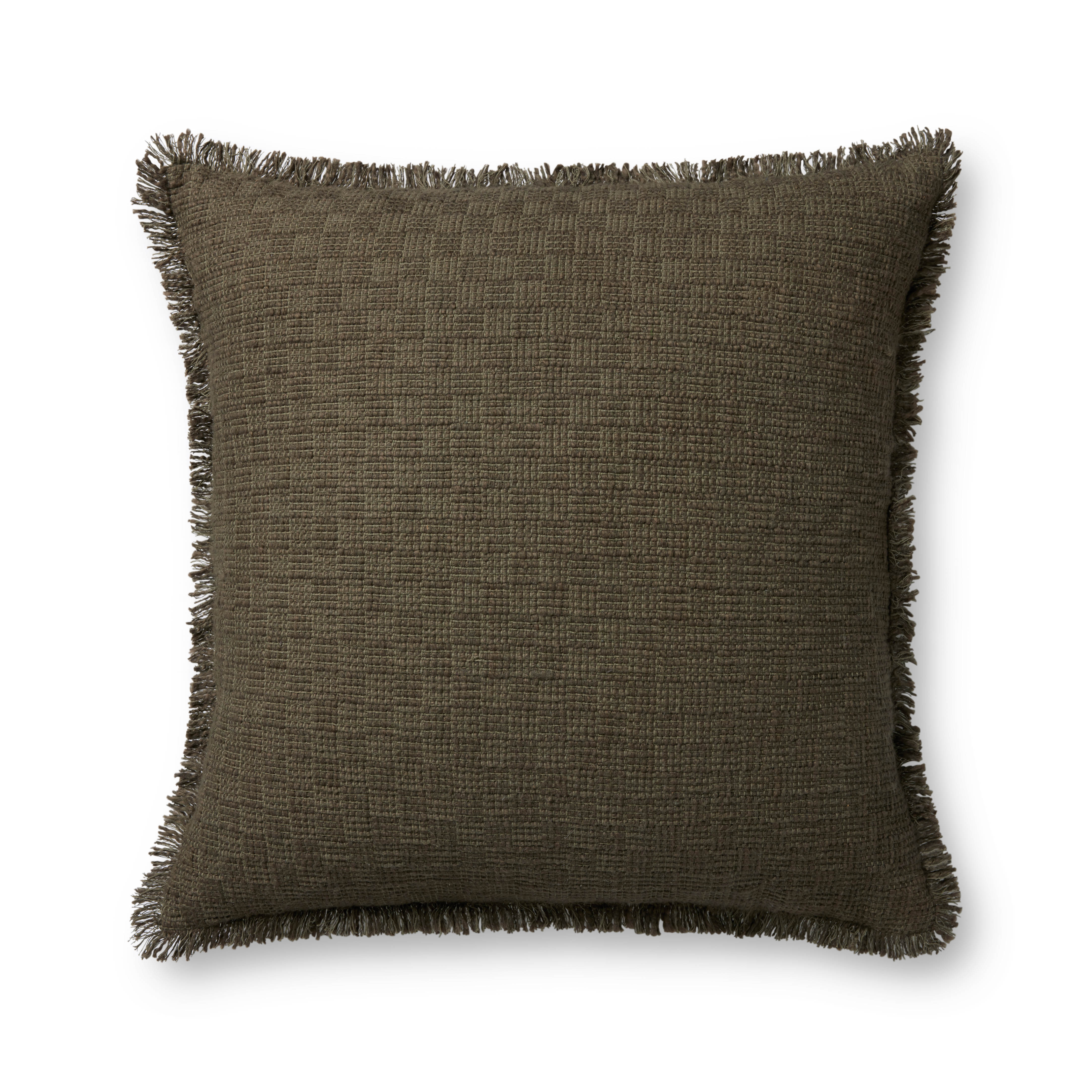Amber Lewis x Loloi Meadowlark Pillow - Dark Green (PAL0036)