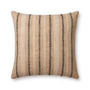 Amber Lewis x Loloi Elowen Pillow - Natural / Blue (PAL0038)