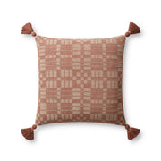 Chris Loves Julia x Loloi Ellery Pillow - Clay (PCJ0017)