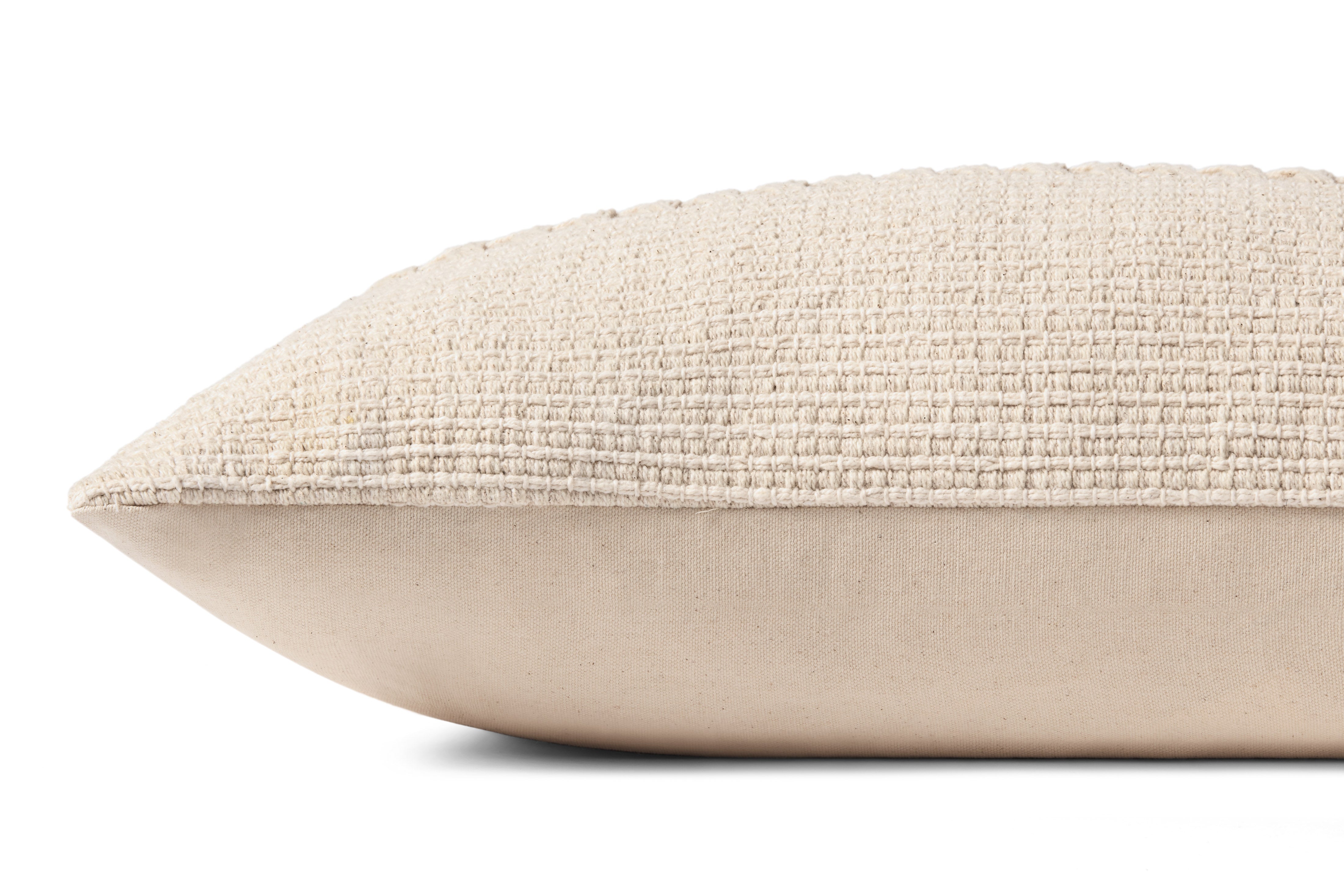 Chris Loves Julia x Loloi Harvey Pillow - Ivory (PCJ0018)