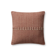 Chris Loves Julia x Loloi Harvey Pillow - Rust  / Multi (PCJ0018)