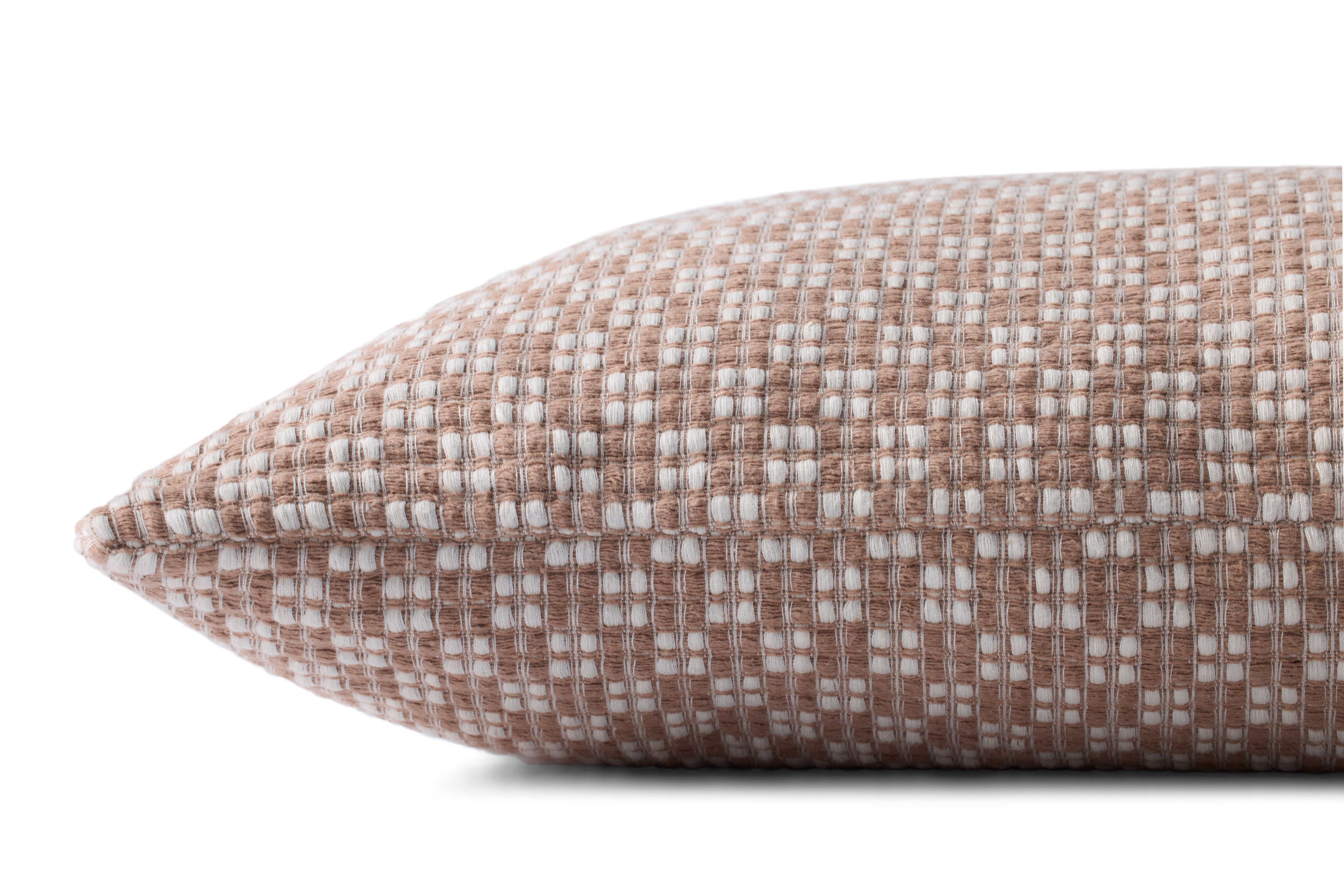 Loloi Pillow - Ivory / Brown (PLL0125)
