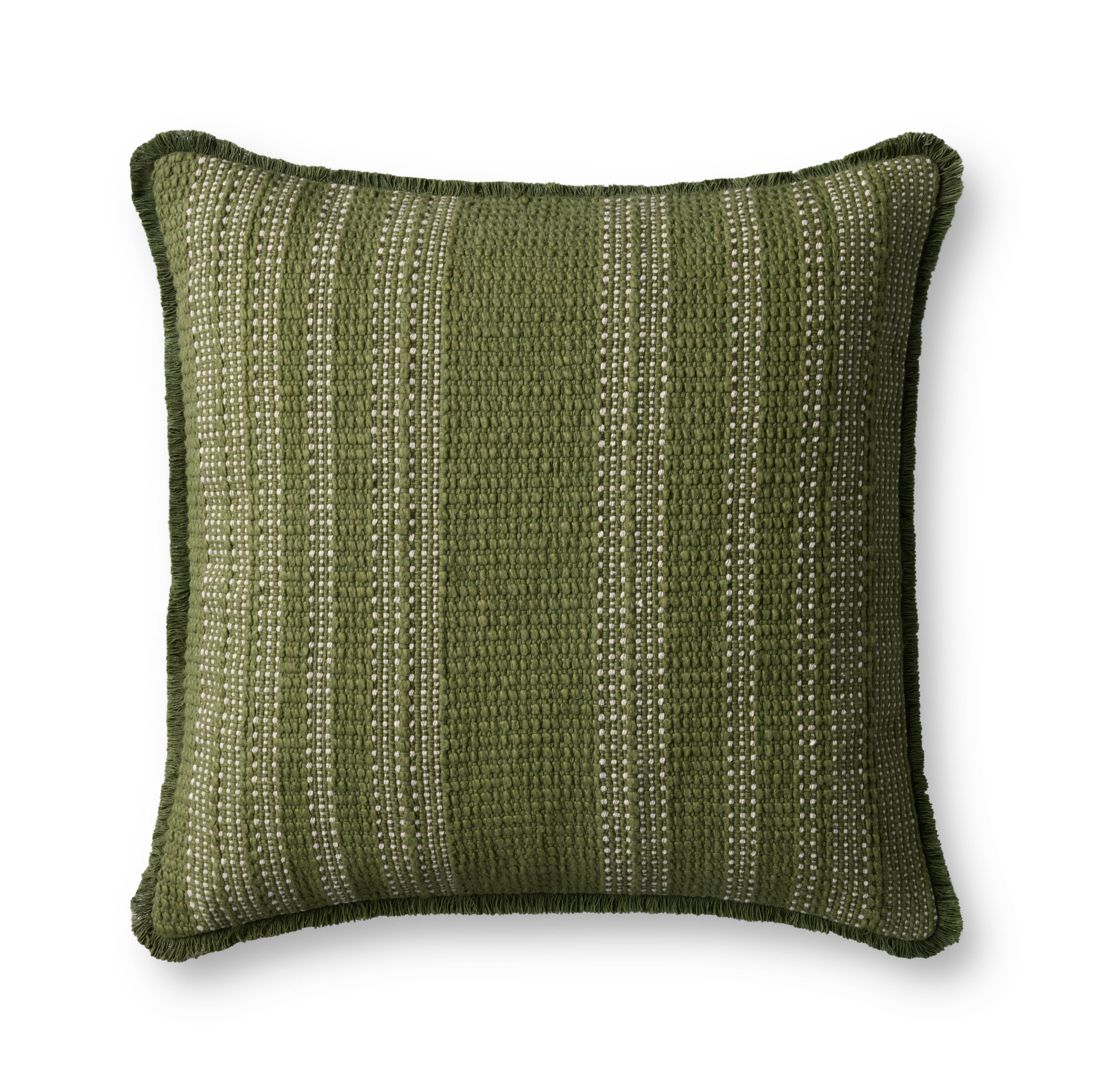 Loloi Pillow - Green / Ivory (PLL0131)