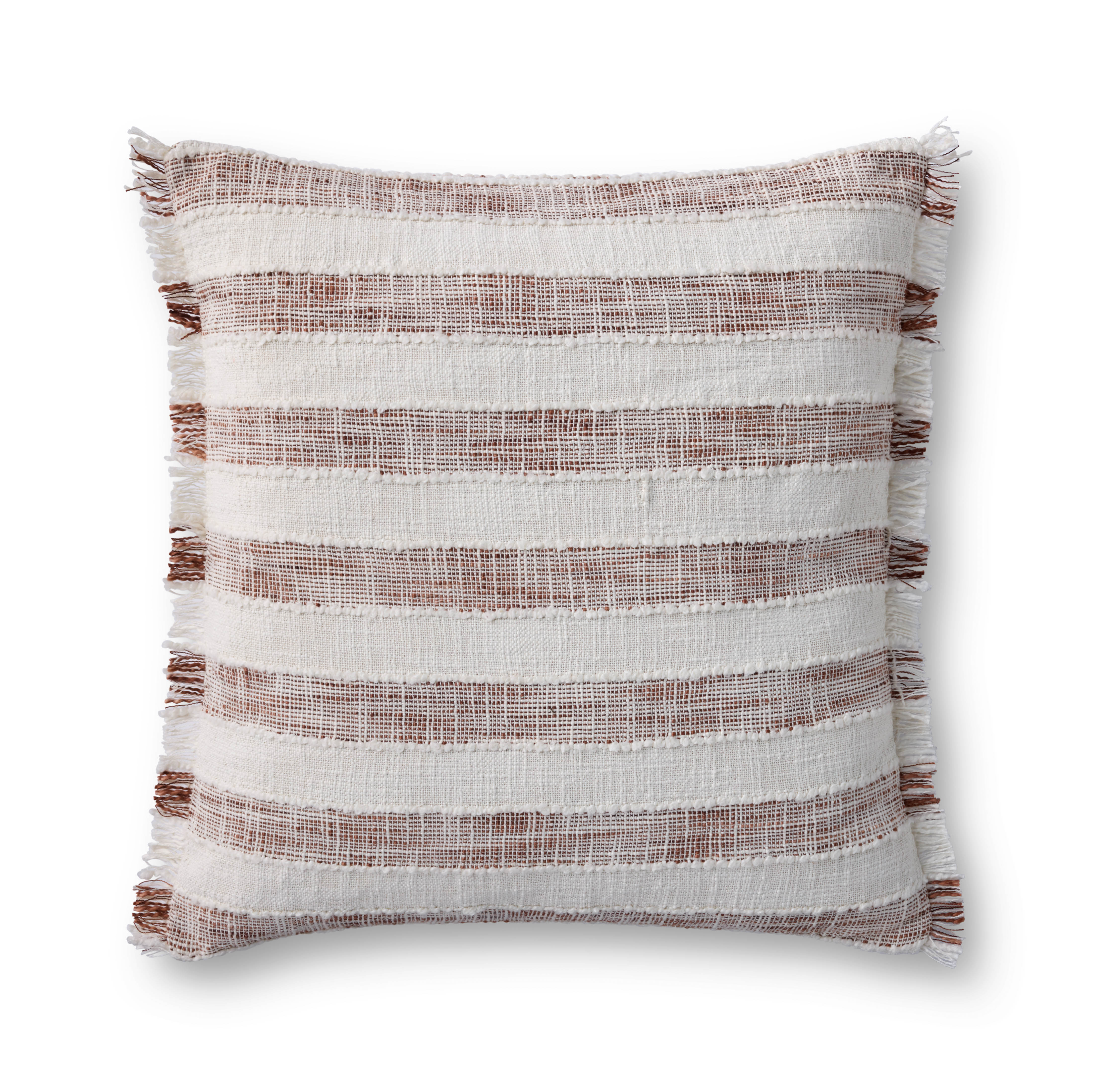 Loloi Pillow - Rust / Ivory (PLL0135)