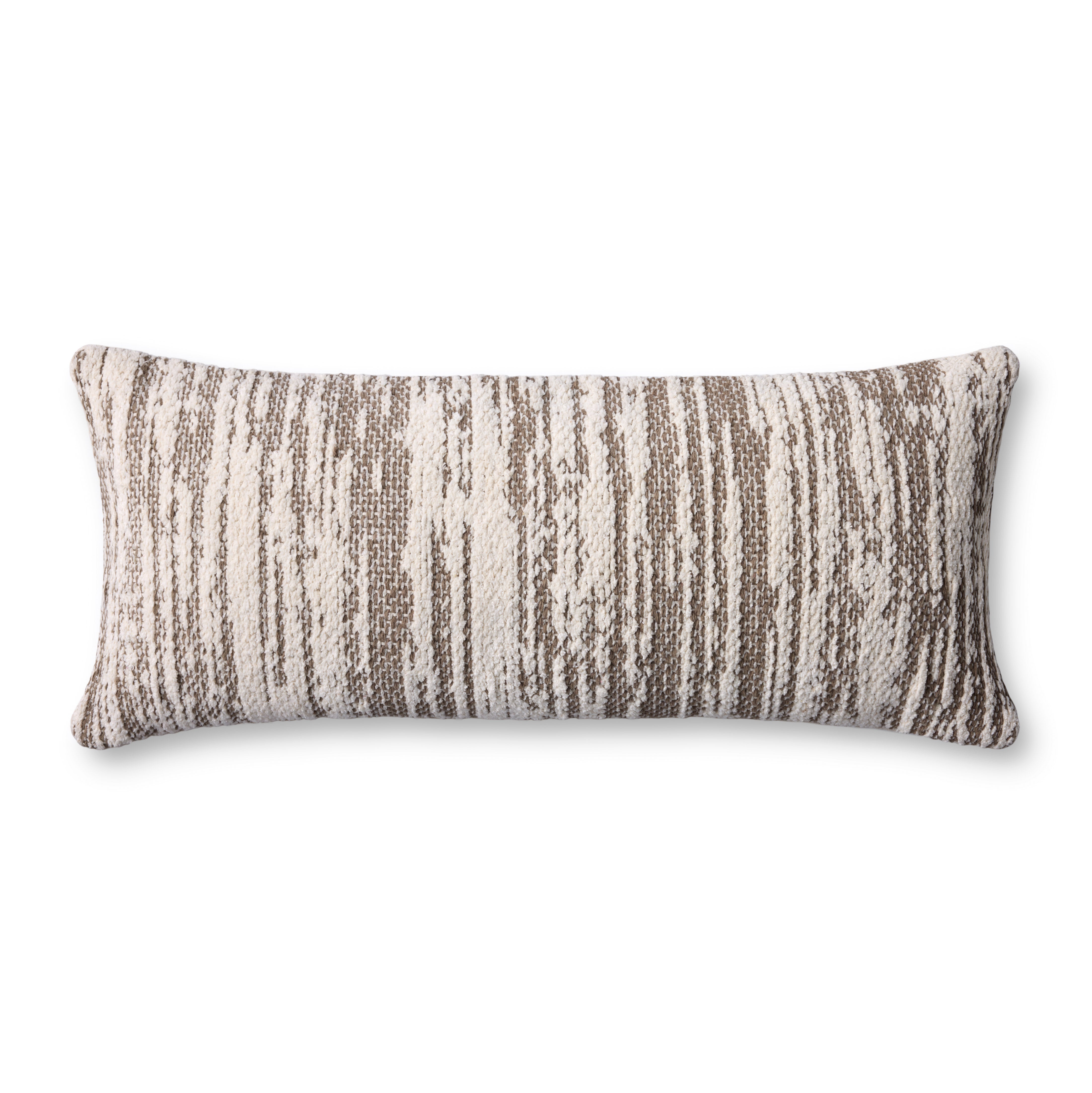 Loloi Pillow - Dark Taupe / Ivory (PLL0141)