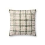 Chris Loves Julia x Loloi Walter Pillow - Green / Ivory (PCJ0027)