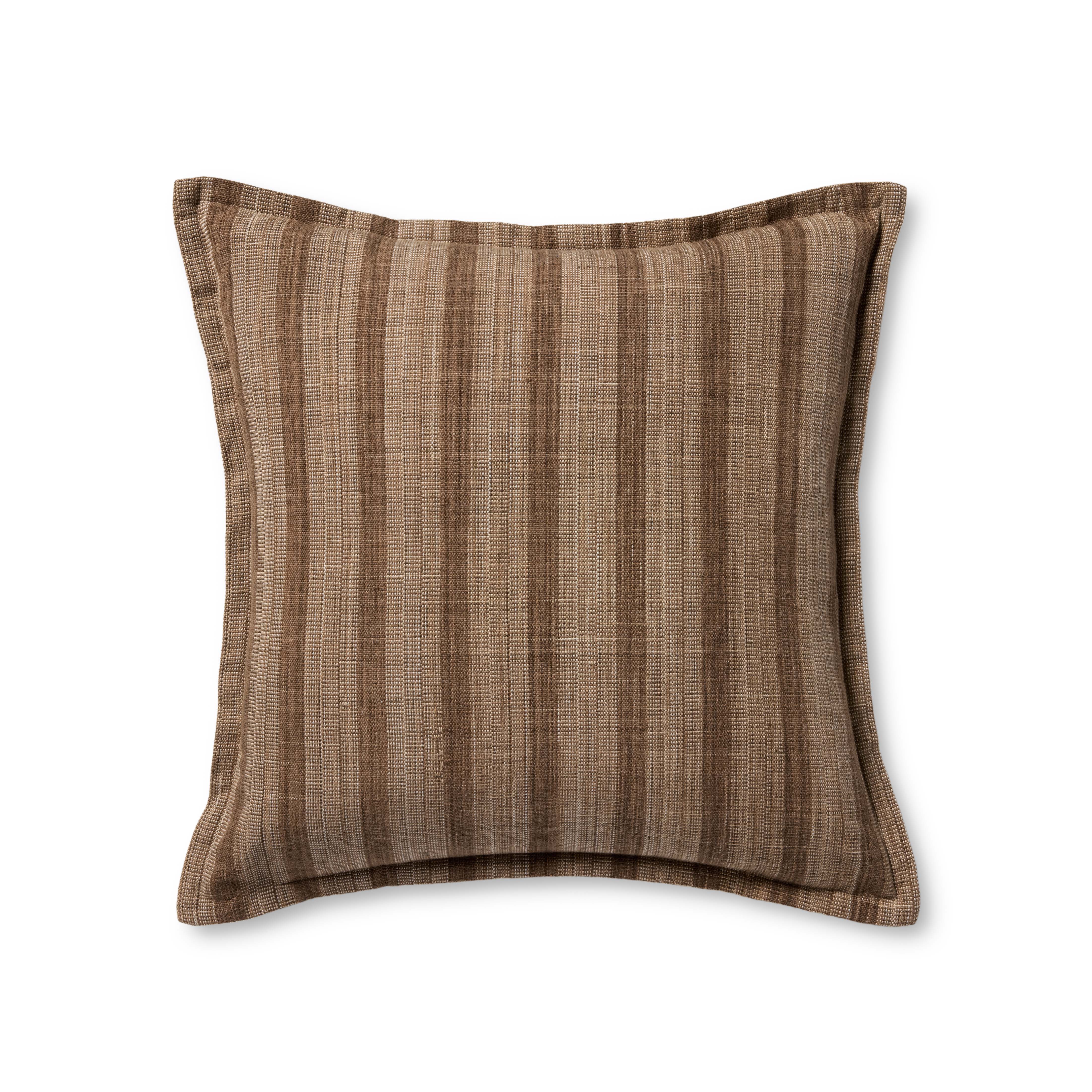 Amber Lewis x Loloi Vespera Pillow - Brown / Multi (PAL0048)