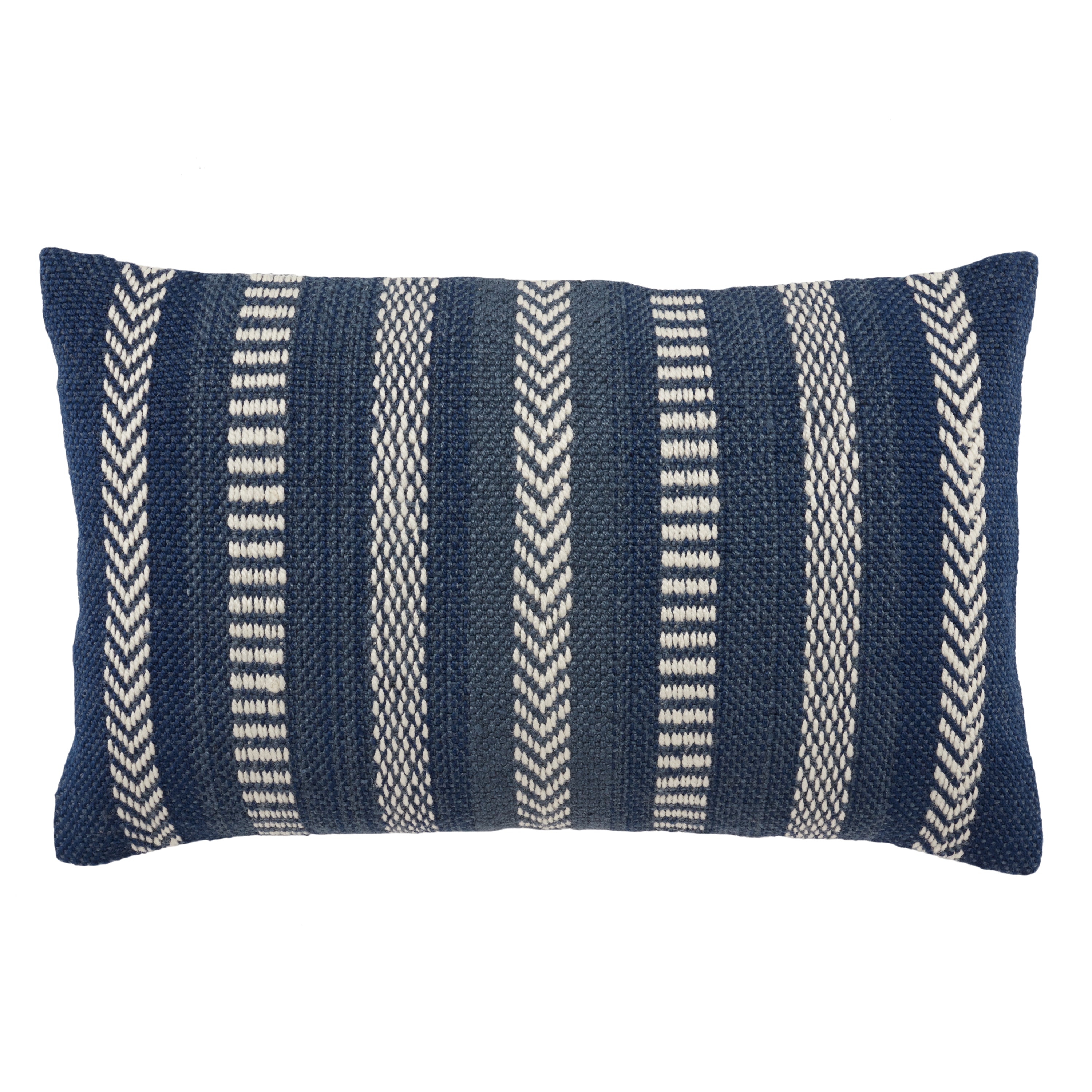 Label J Papyrus Pillow - Blue/Ivory (PMP02)